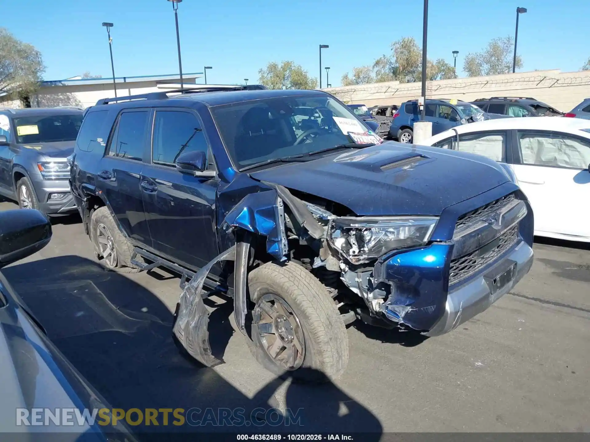 1 Photograph of a damaged car JTERU5JR0M5950207 TOYOTA 4RUNNER 2021