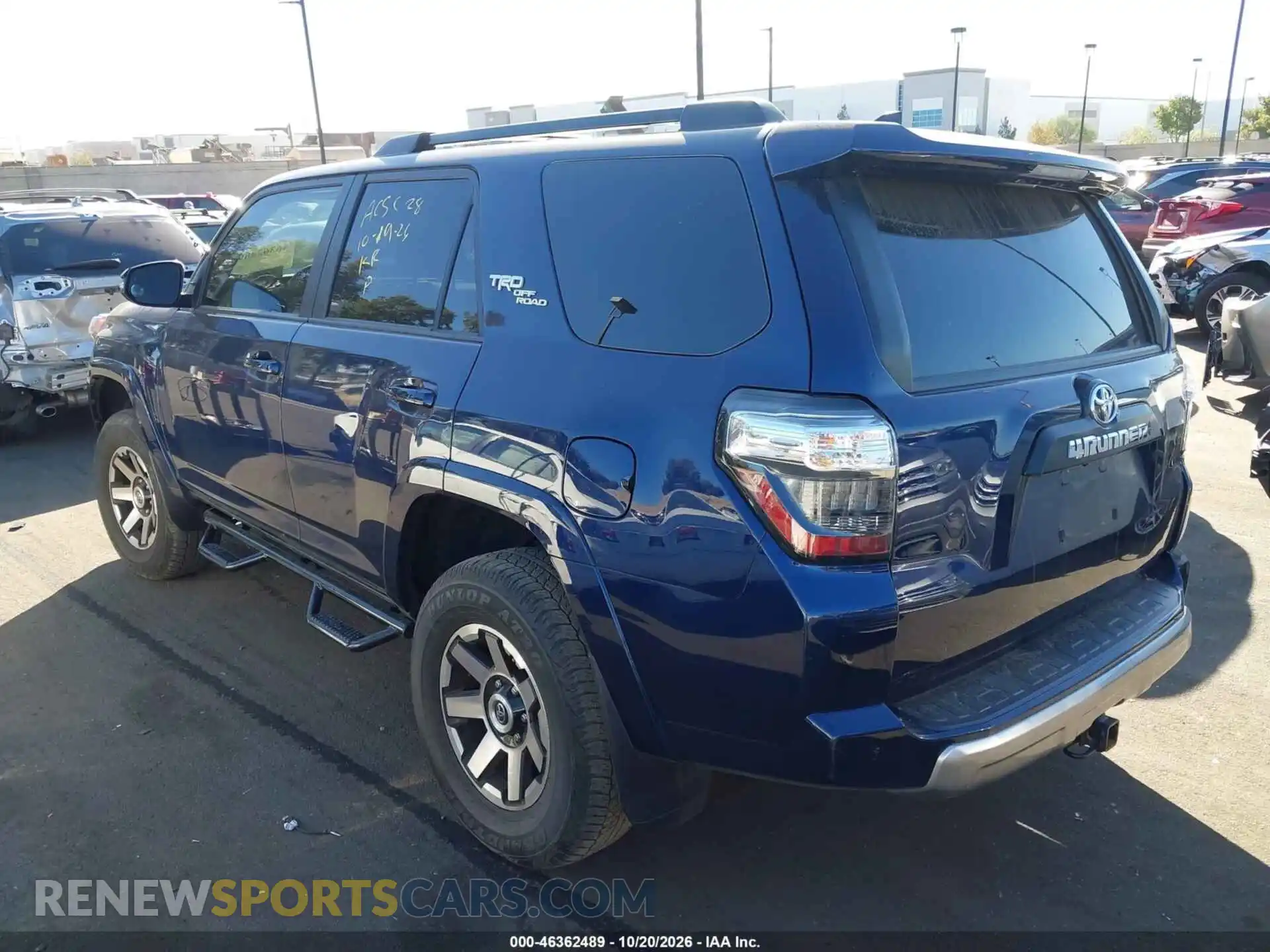 3 Photograph of a damaged car JTERU5JR0M5950207 TOYOTA 4RUNNER 2021