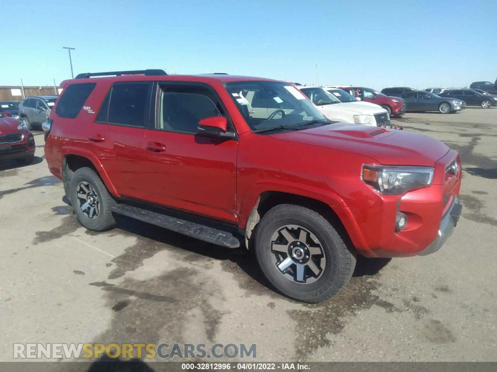 1 Photograph of a damaged car JTERU5JR1M5919063 TOYOTA 4RUNNER 2021