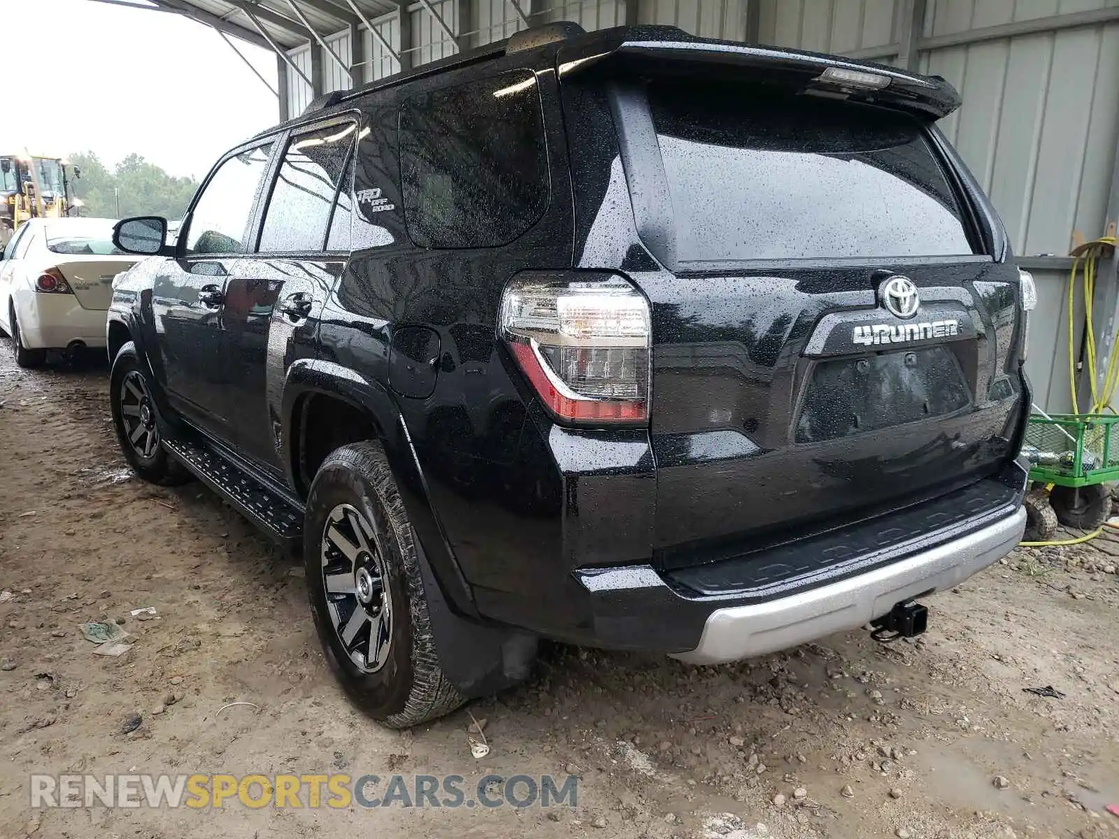 3 fotografías del automóvil dañado JTERU5JR1M5930273 TOYOTA 4RUNNER 2021