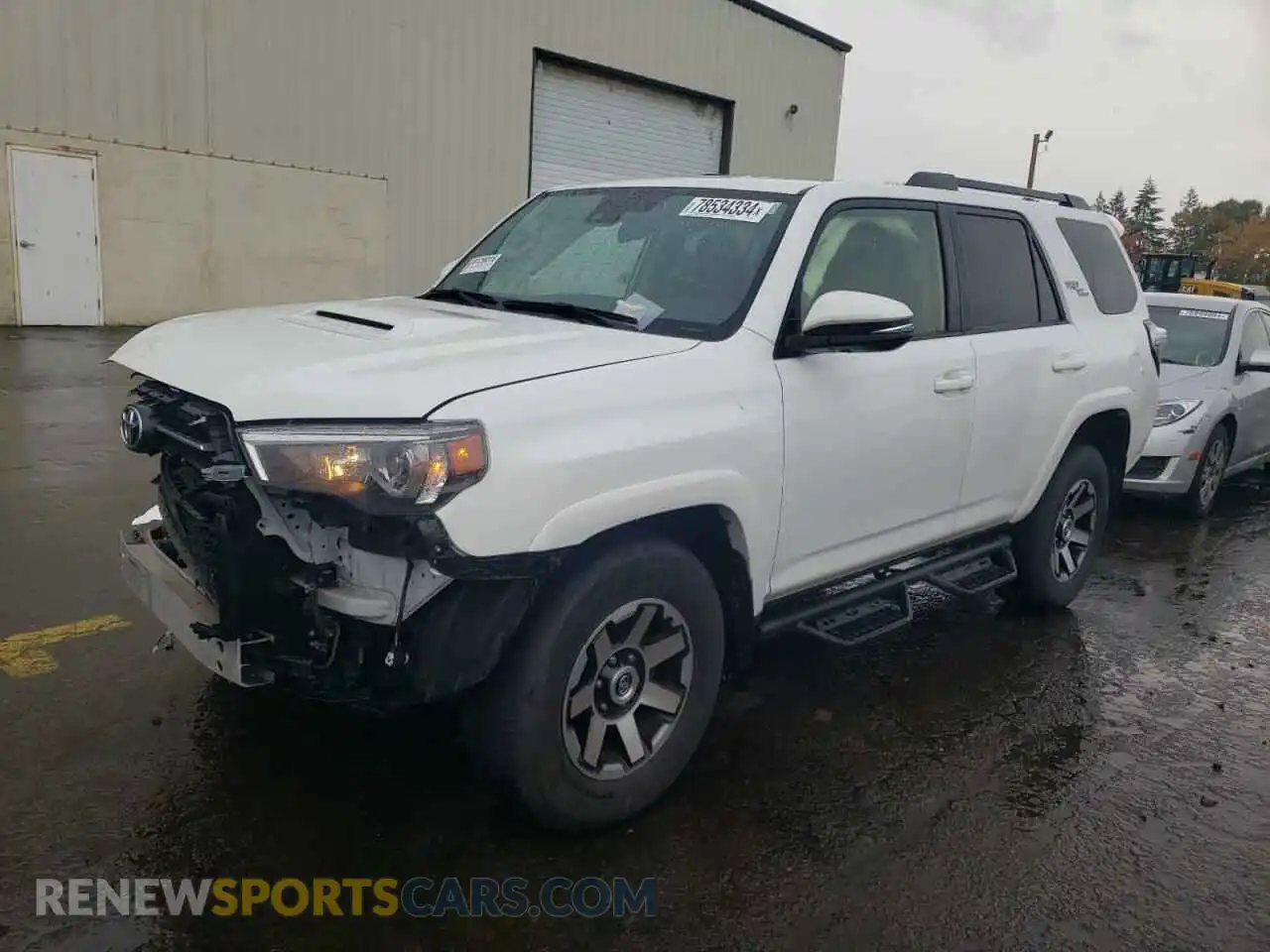 1 Photograph of a damaged car JTERU5JR2M5841599 TOYOTA 4RUNNER 2021