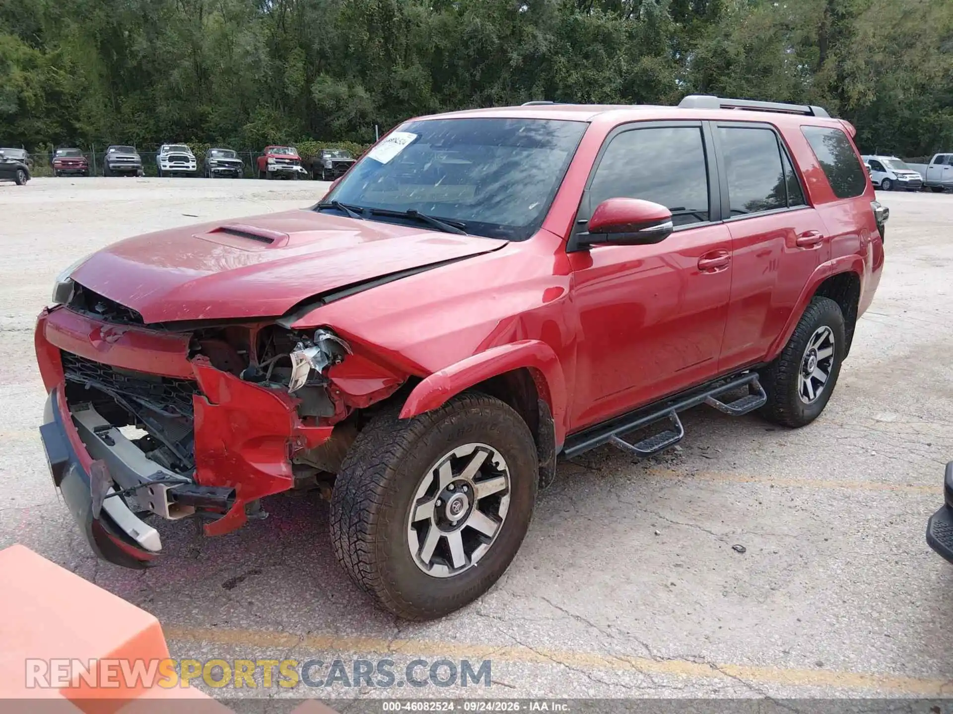 2 Photograph of a damaged car JTERU5JR2M5930122 TOYOTA 4RUNNER 2021
