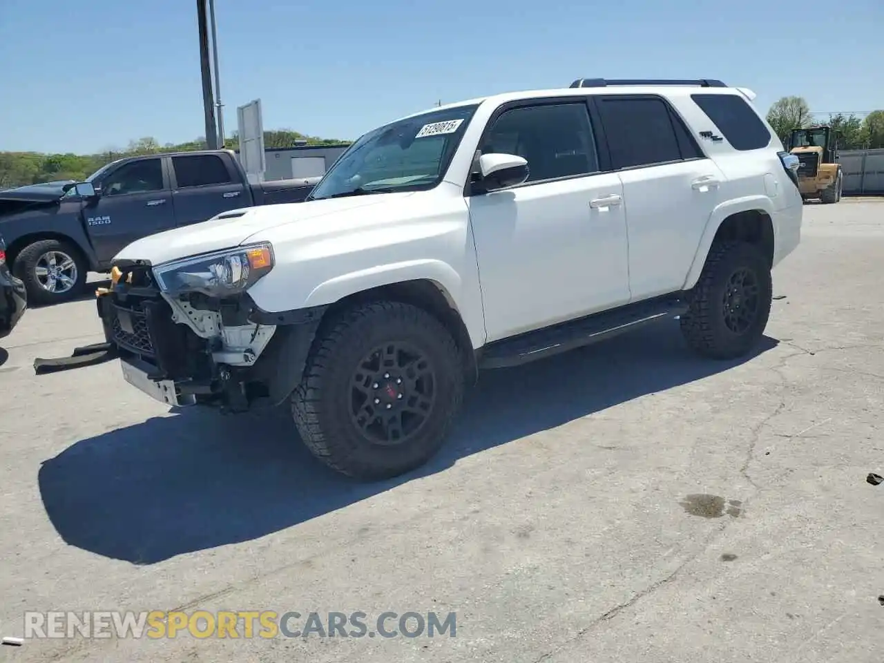 1 Photograph of a damaged car JTERU5JR3M5863479 TOYOTA 4RUNNER 2021