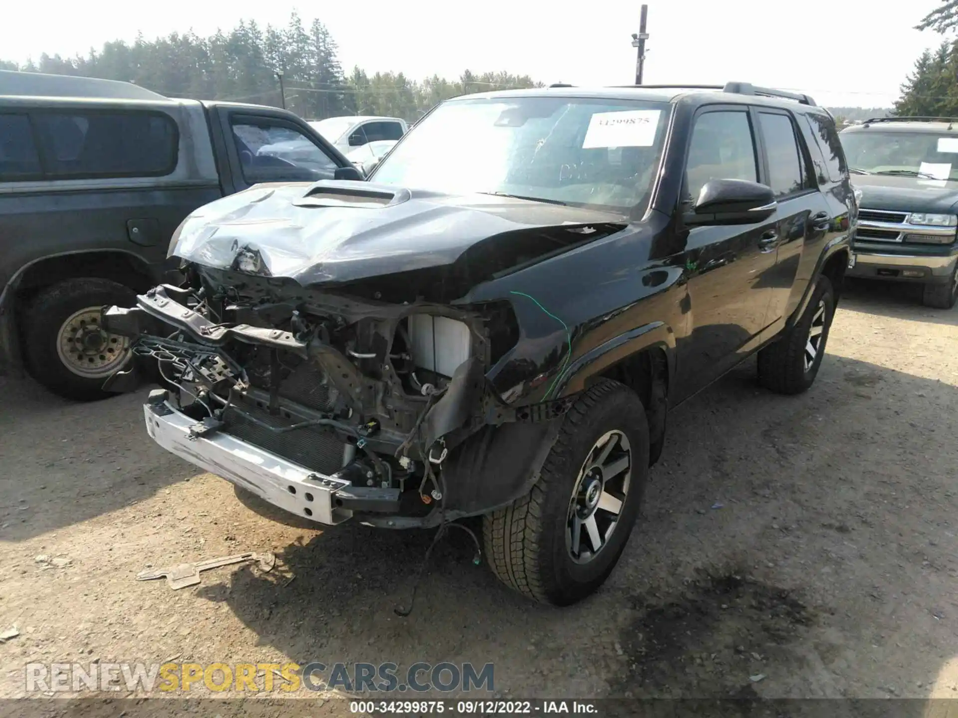 2 Photograph of a damaged car JTERU5JR3M5874000 TOYOTA 4RUNNER 2021