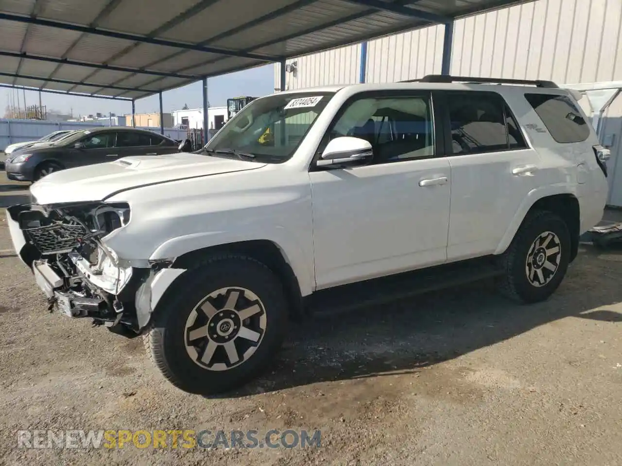 1 Photograph of a damaged car JTERU5JR3M5897602 TOYOTA 4RUNNER 2021
