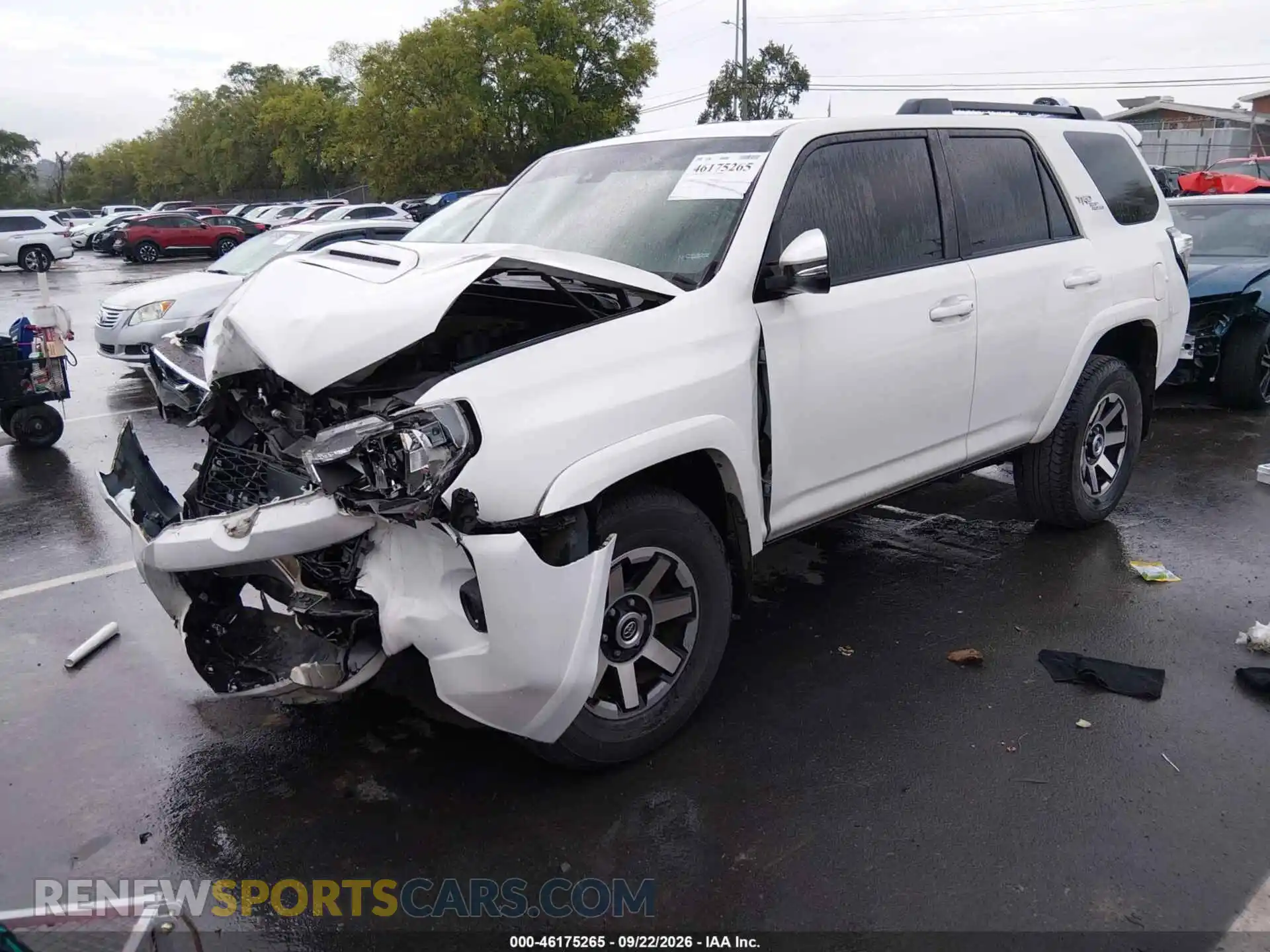 2 Фотография поврежденного автомобиля JTERU5JR3M5898927 TOYOTA 4RUNNER 2021