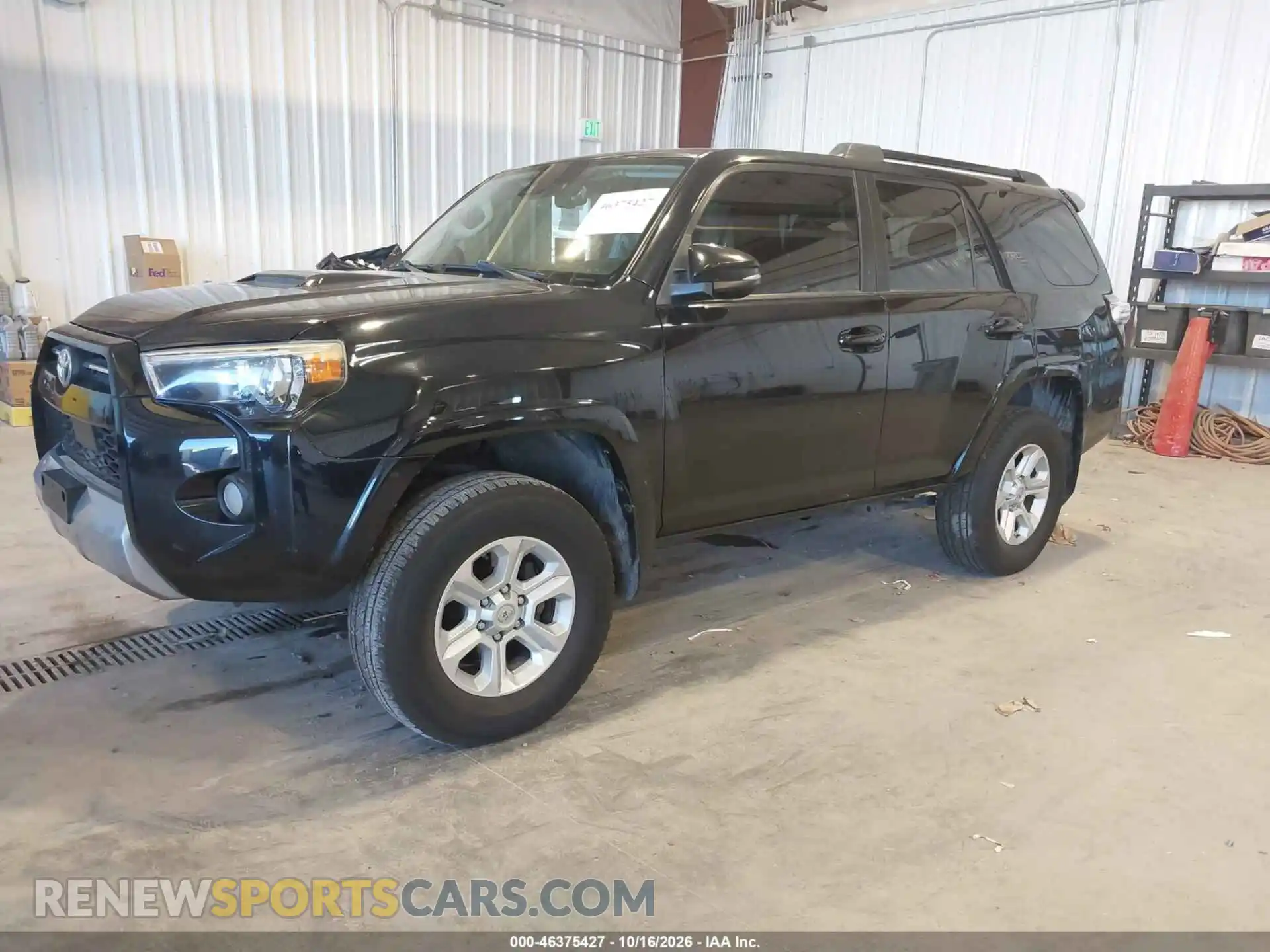 2 fotografías del automóvil dañado JTERU5JR3M5912776 TOYOTA 4RUNNER 2021