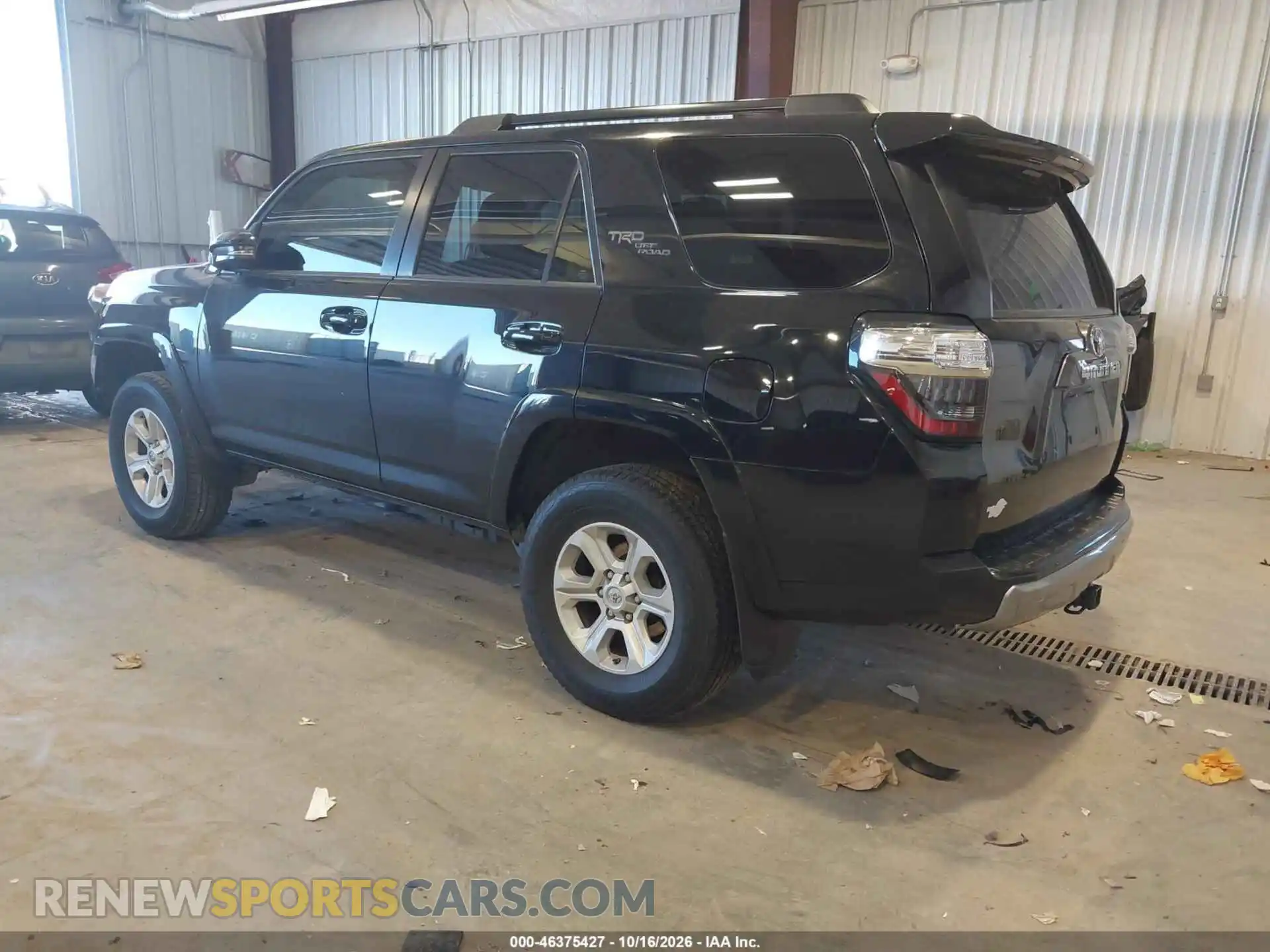 3 fotografías del automóvil dañado JTERU5JR3M5912776 TOYOTA 4RUNNER 2021