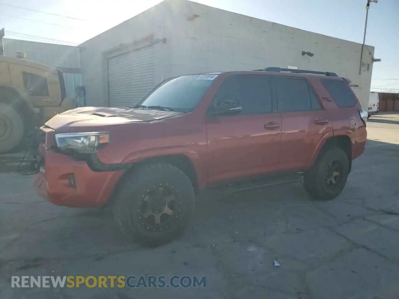 1 Photograph of a damaged car JTERU5JR3M5943865 TOYOTA 4RUNNER 2021