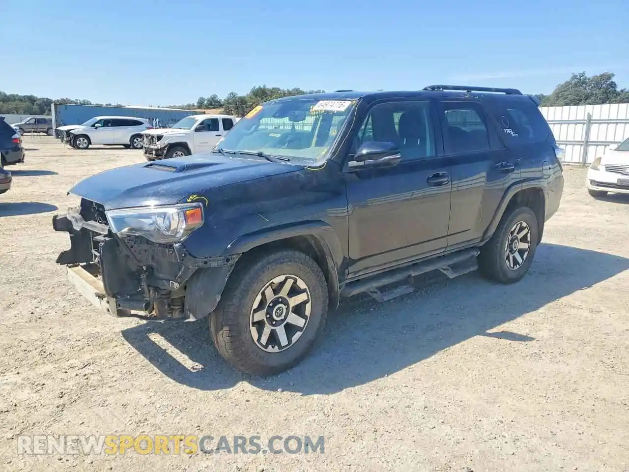 1 Photograph of a damaged car JTERU5JR3M5955689 TOYOTA 4RUNNER 2021