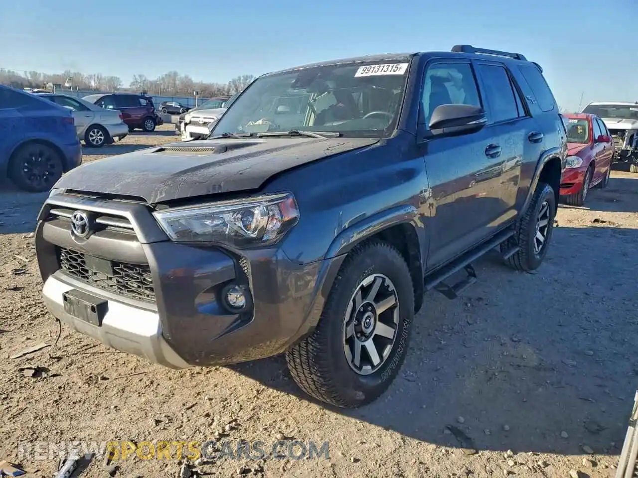 1 Photograph of a damaged car JTERU5JR4M5837957 TOYOTA 4RUNNER 2021