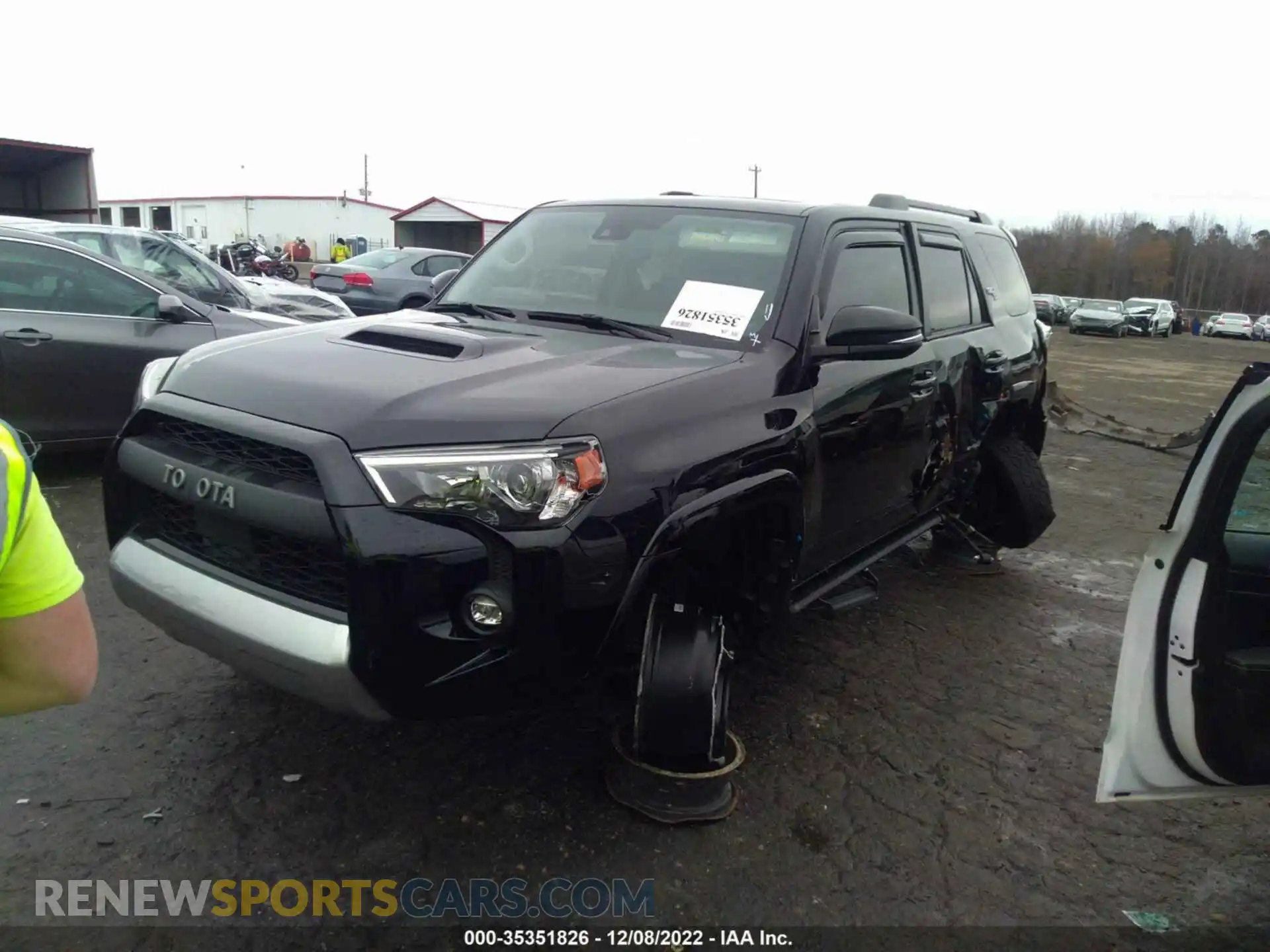 2 Photograph of a damaged car JTERU5JR4M5867959 TOYOTA 4RUNNER 2021