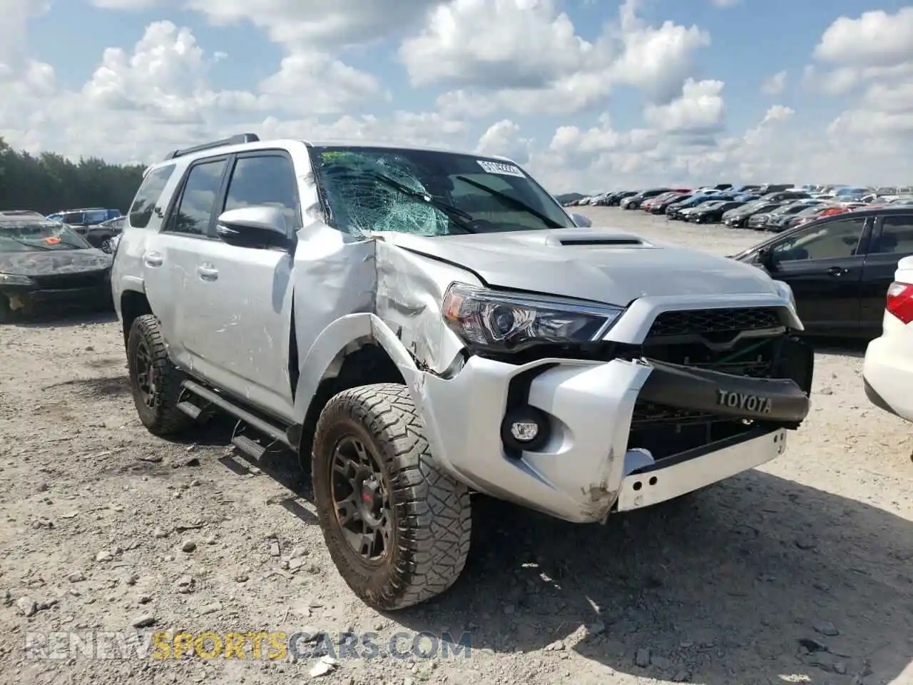 1 fotografías del automóvil dañado JTERU5JR5M5926517 TOYOTA 4RUNNER 2021