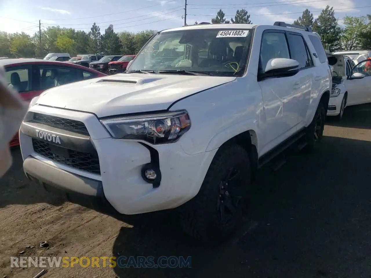 2 Photograph of a damaged car JTERU5JR5M5959291 TOYOTA 4RUNNER 2021