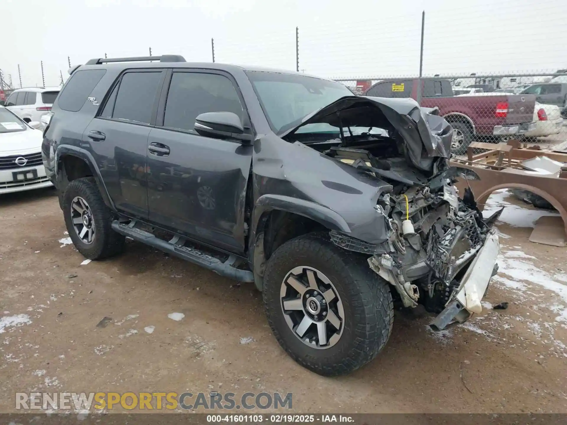 1 Photograph of a damaged car JTERU5JR7M5919858 TOYOTA 4RUNNER 2021