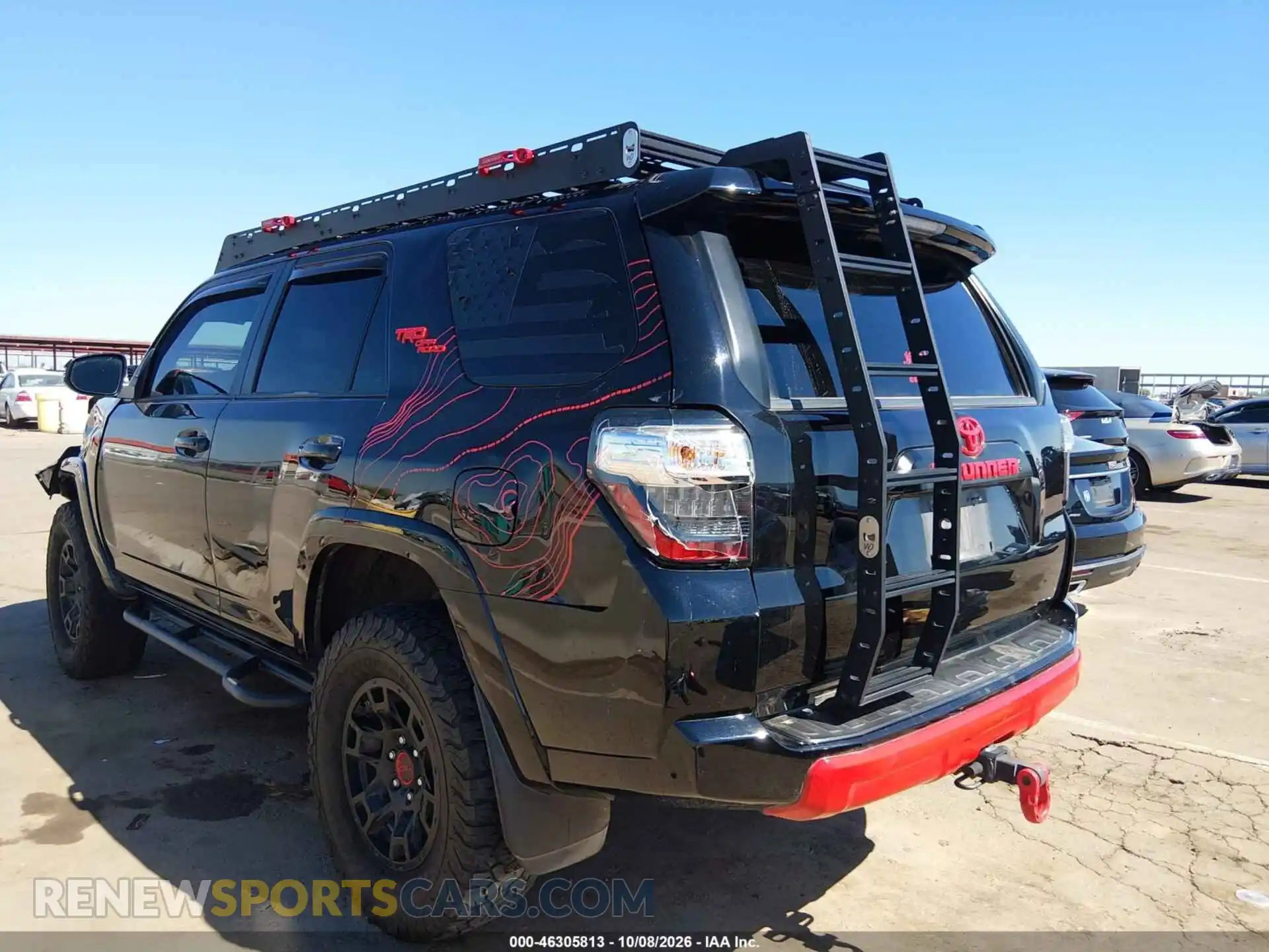 3 fotografías del automóvil dañado JTERU5JR8M5869729 TOYOTA 4RUNNER 2021