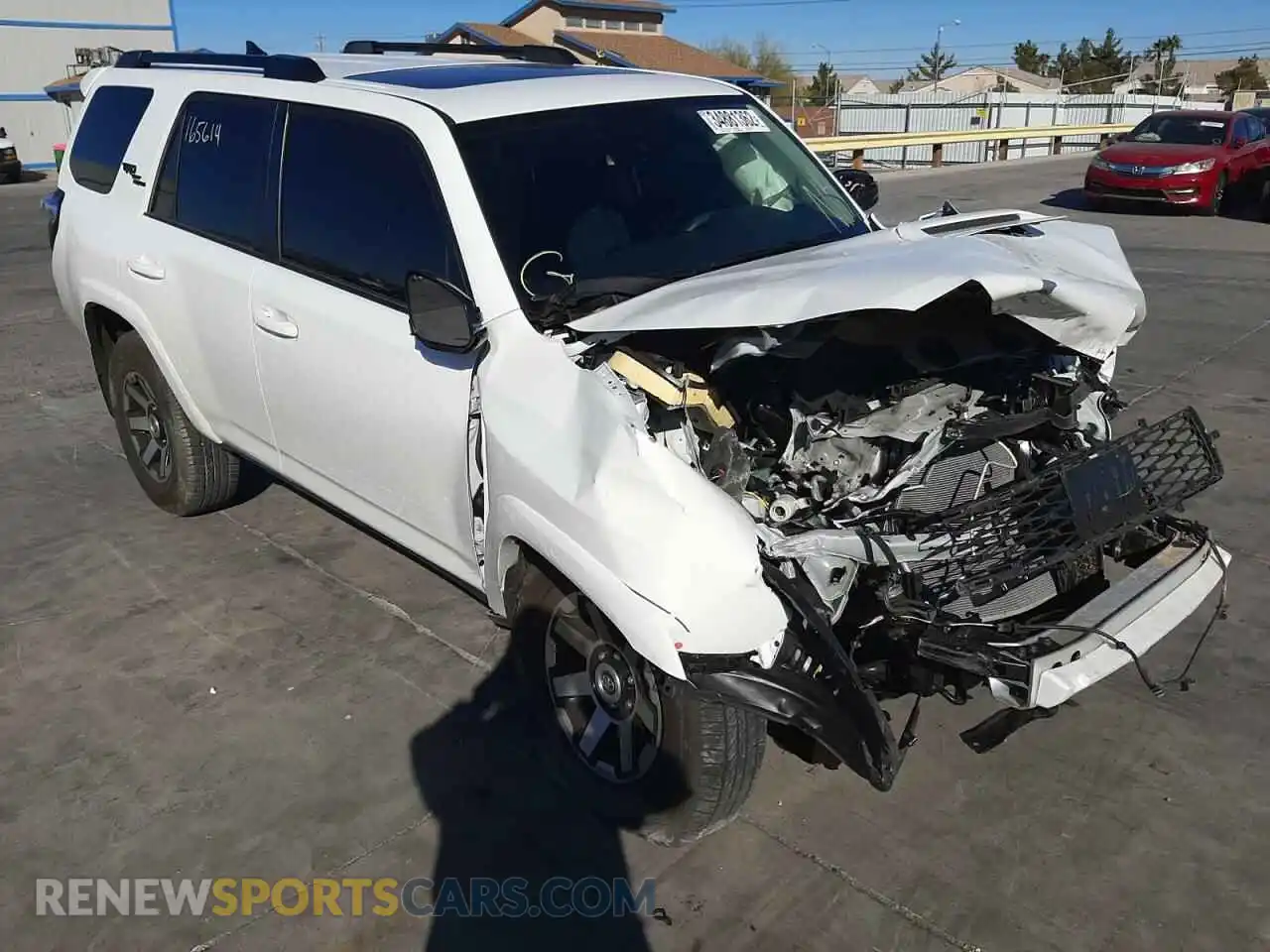 1 fotografías del automóvil dañado JTERU5JR8M5888488 TOYOTA 4RUNNER 2021