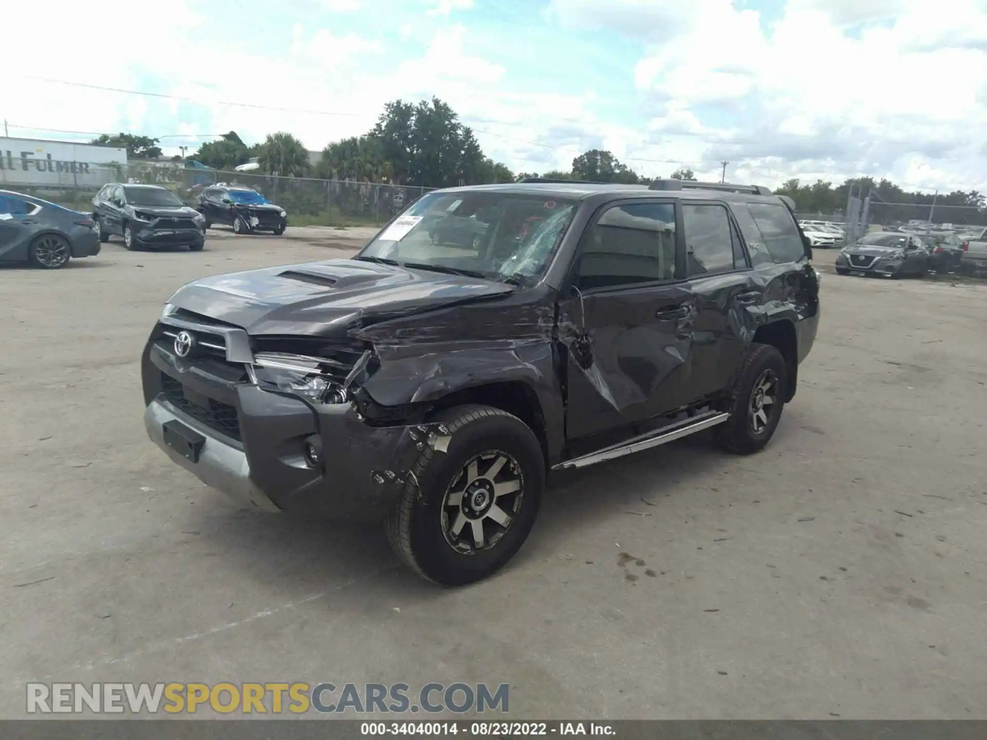 2 Photograph of a damaged car JTERU5JR8M5919674 TOYOTA 4RUNNER 2021