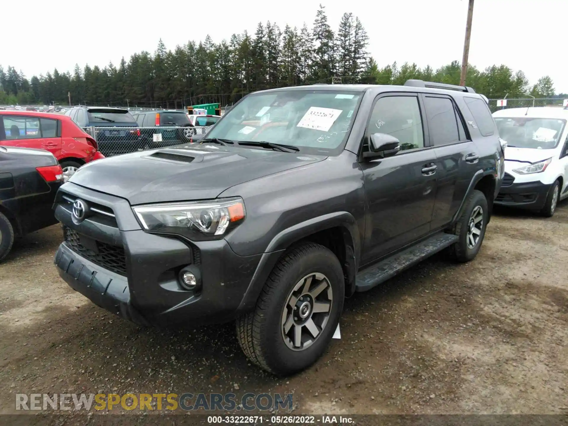 2 Photograph of a damaged car JTERU5JR8M5931632 TOYOTA 4RUNNER 2021