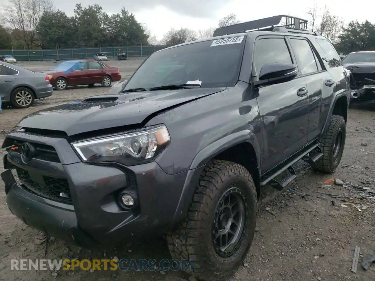 2 Photograph of a damaged car JTERU5JRXM5876925 TOYOTA 4RUNNER 2021