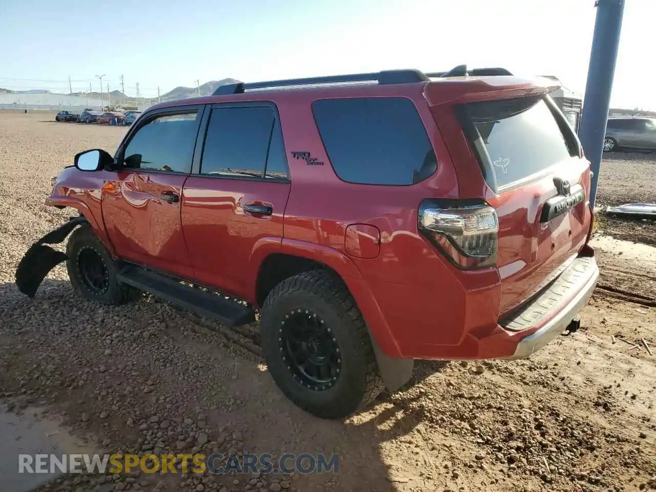 2 Photograph of a damaged car JTERU5JRXM5954331 TOYOTA 4RUNNER 2021