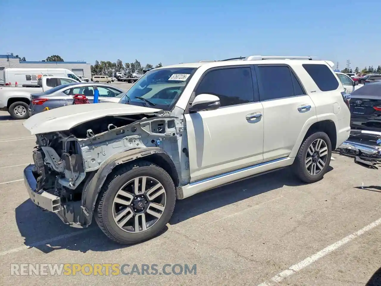 1 Photograph of a damaged car JTEDU5JR0N5277429 TOYOTA 4RUNNER 2022