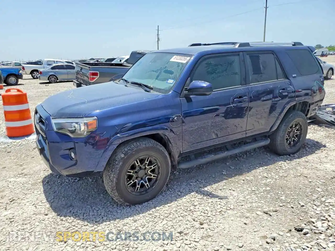1 Photograph of a damaged car JTEEU5JR0N5262000 TOYOTA 4RUNNER 2022
