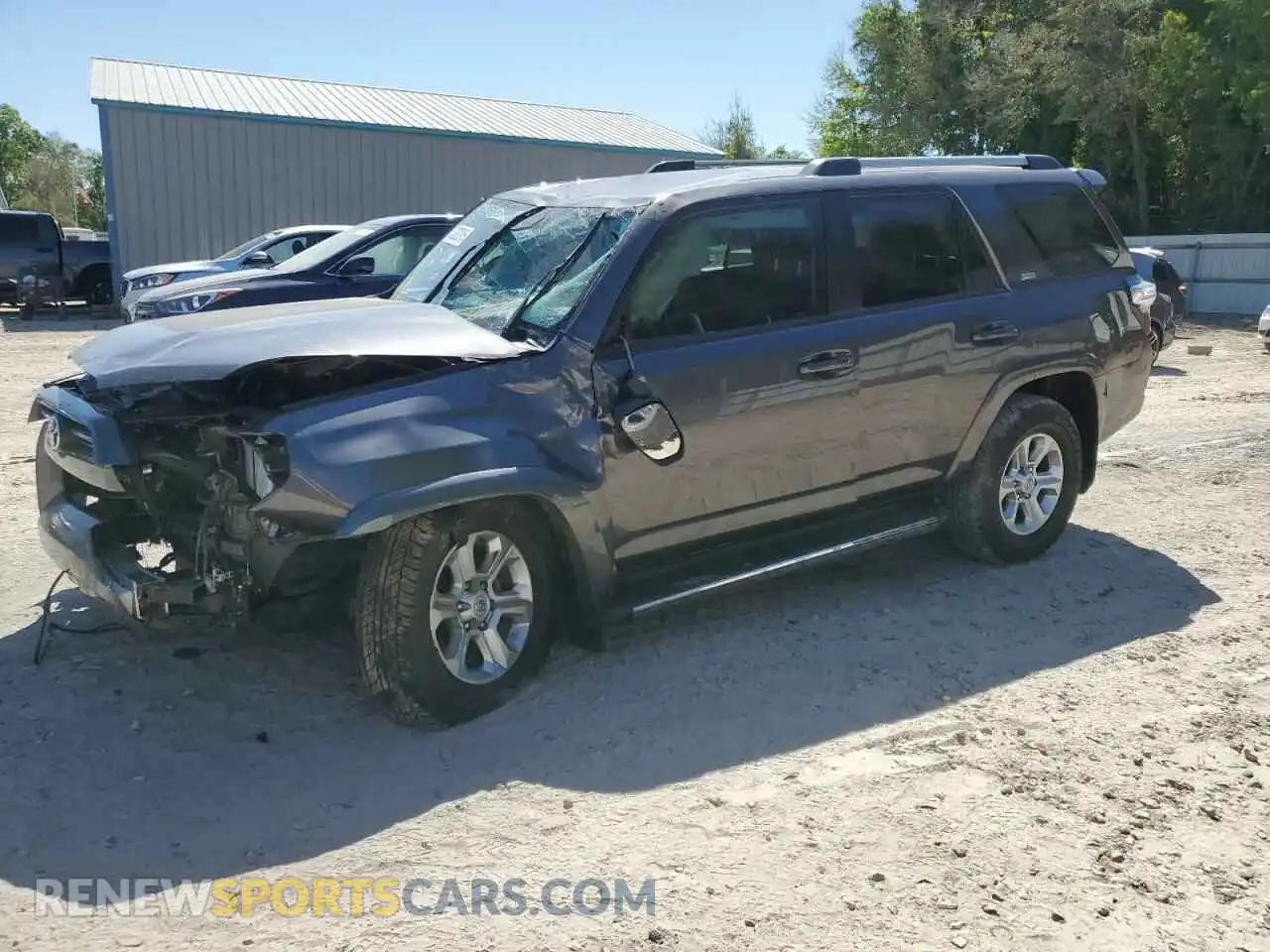 1 Photograph of a damaged car JTEEU5JR4N5259343 TOYOTA 4RUNNER 2022