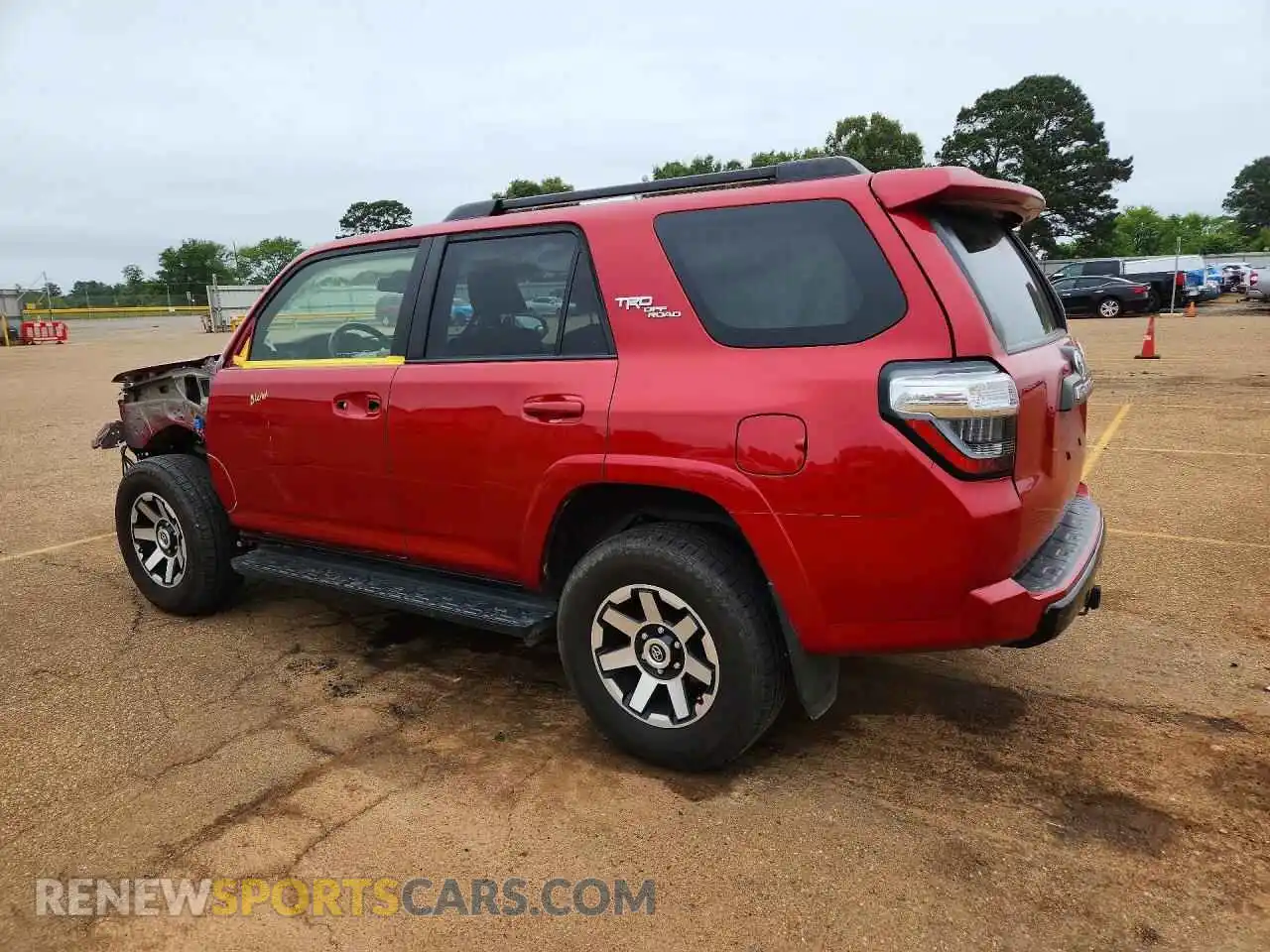 2 fotografías del automóvil dañado JTEPU5JR9N6006540 TOYOTA 4RUNNER 2022