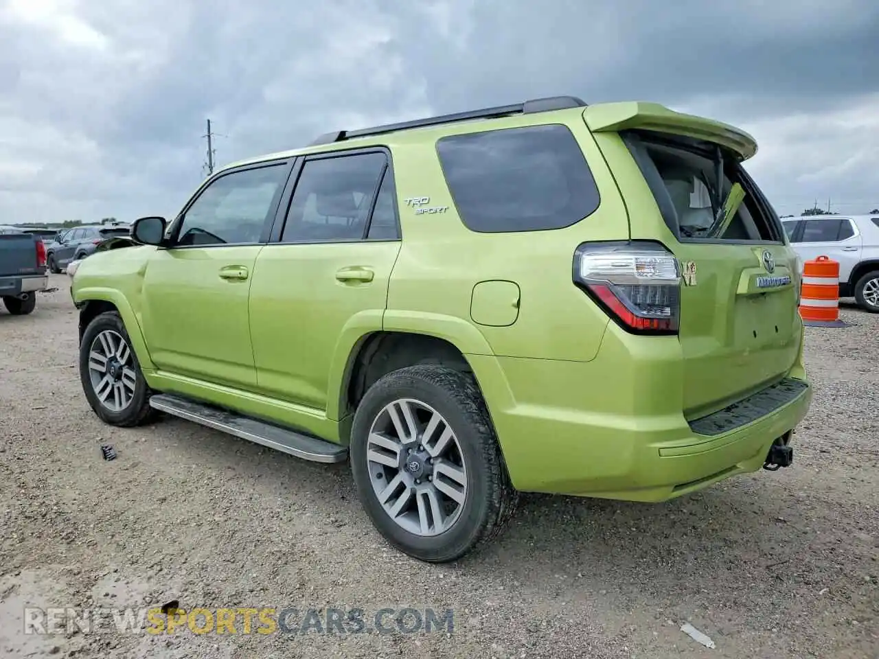2 Photograph of a damaged car JTEAU5JR2P5288325 TOYOTA 4RUNNER 2023