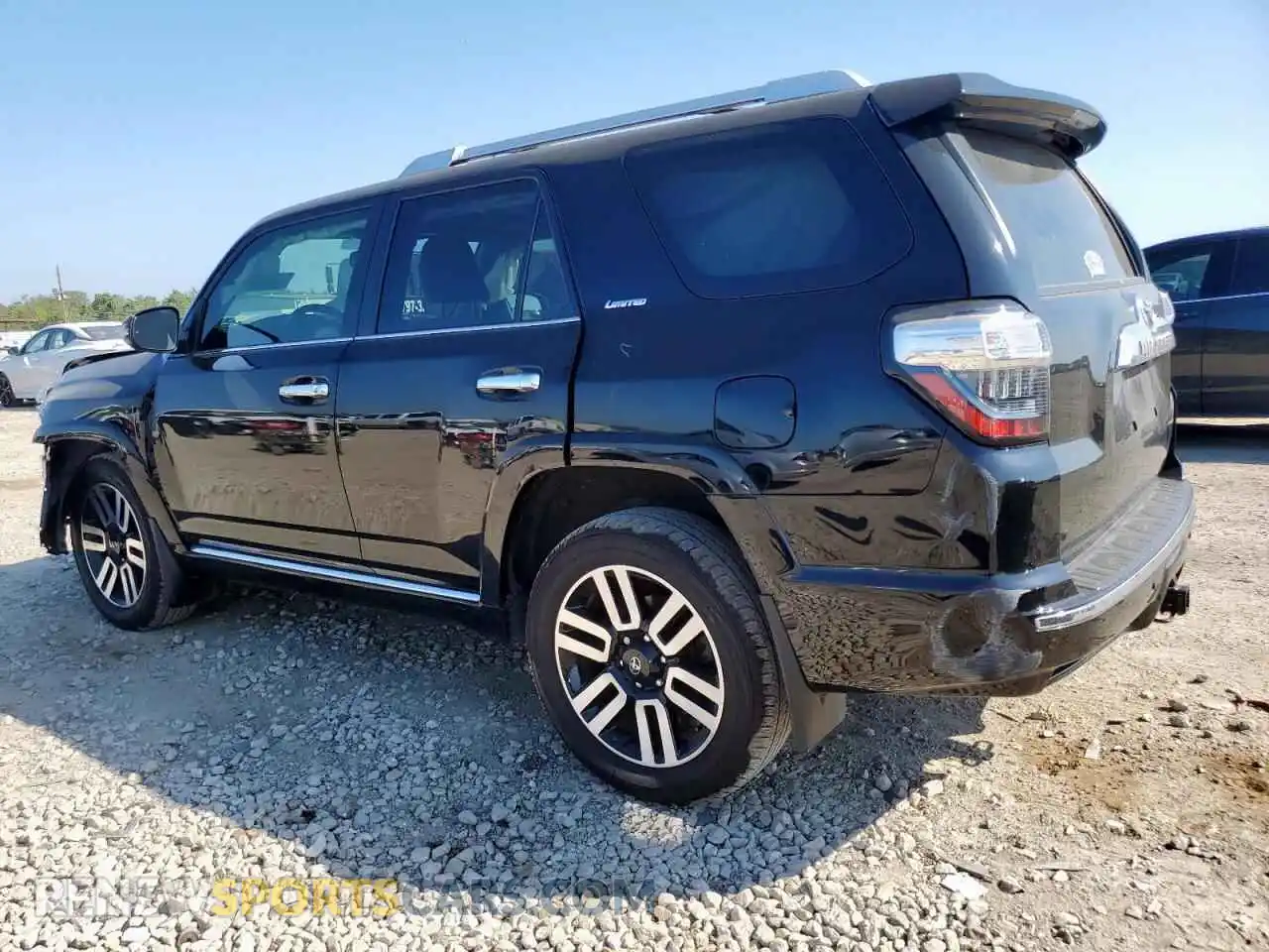 2 fotografías del automóvil dañado JTEDU5JR0P5300954 TOYOTA 4RUNNER 2023