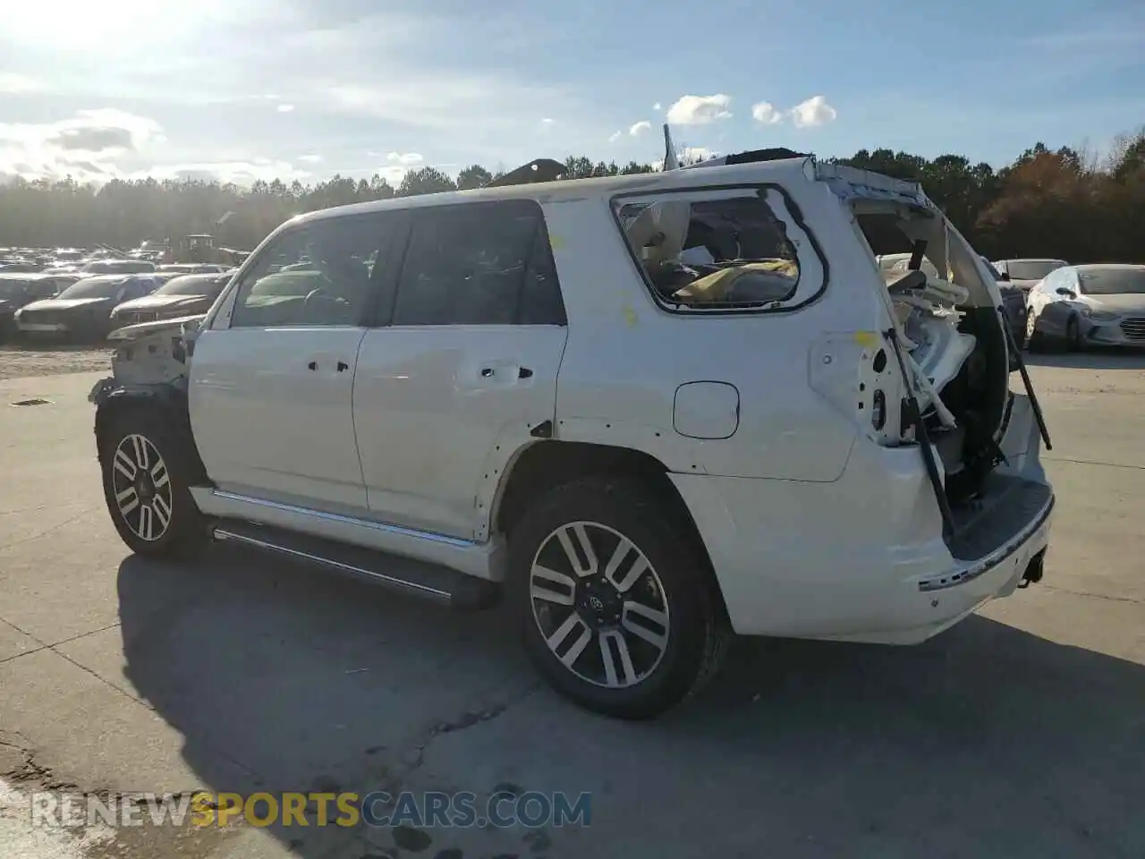 2 Photograph of a damaged car JTEDU5JR8P5301415 TOYOTA 4RUNNER 2023