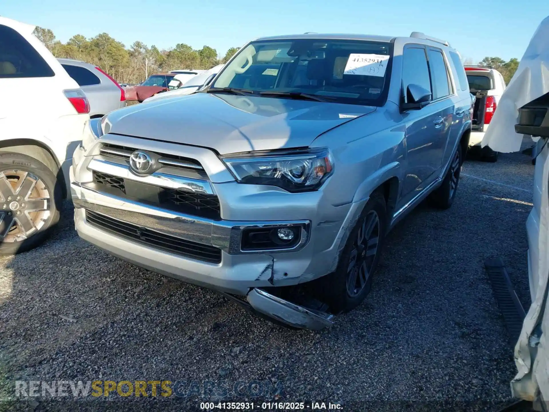 2 Photograph of a damaged car JTEDU5JRXP5301416 TOYOTA 4RUNNER 2023