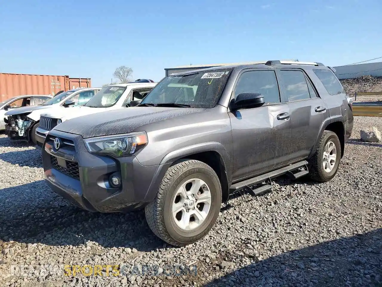 1 Photograph of a damaged car JTEEU5JR1P5284431 TOYOTA 4RUNNER 2023