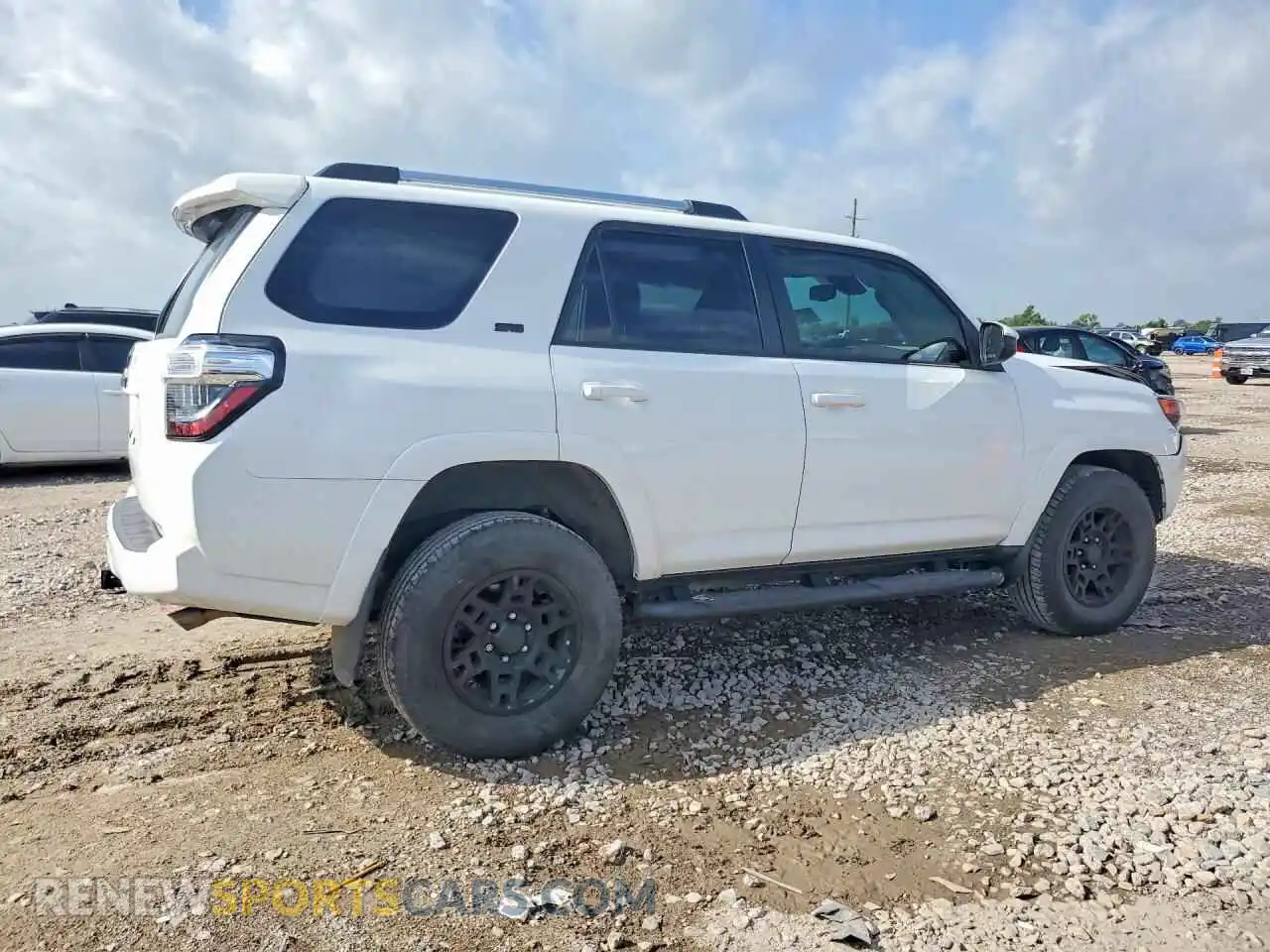 3 fotografías del automóvil dañado JTEEU5JR1P5289211 TOYOTA 4RUNNER 2023