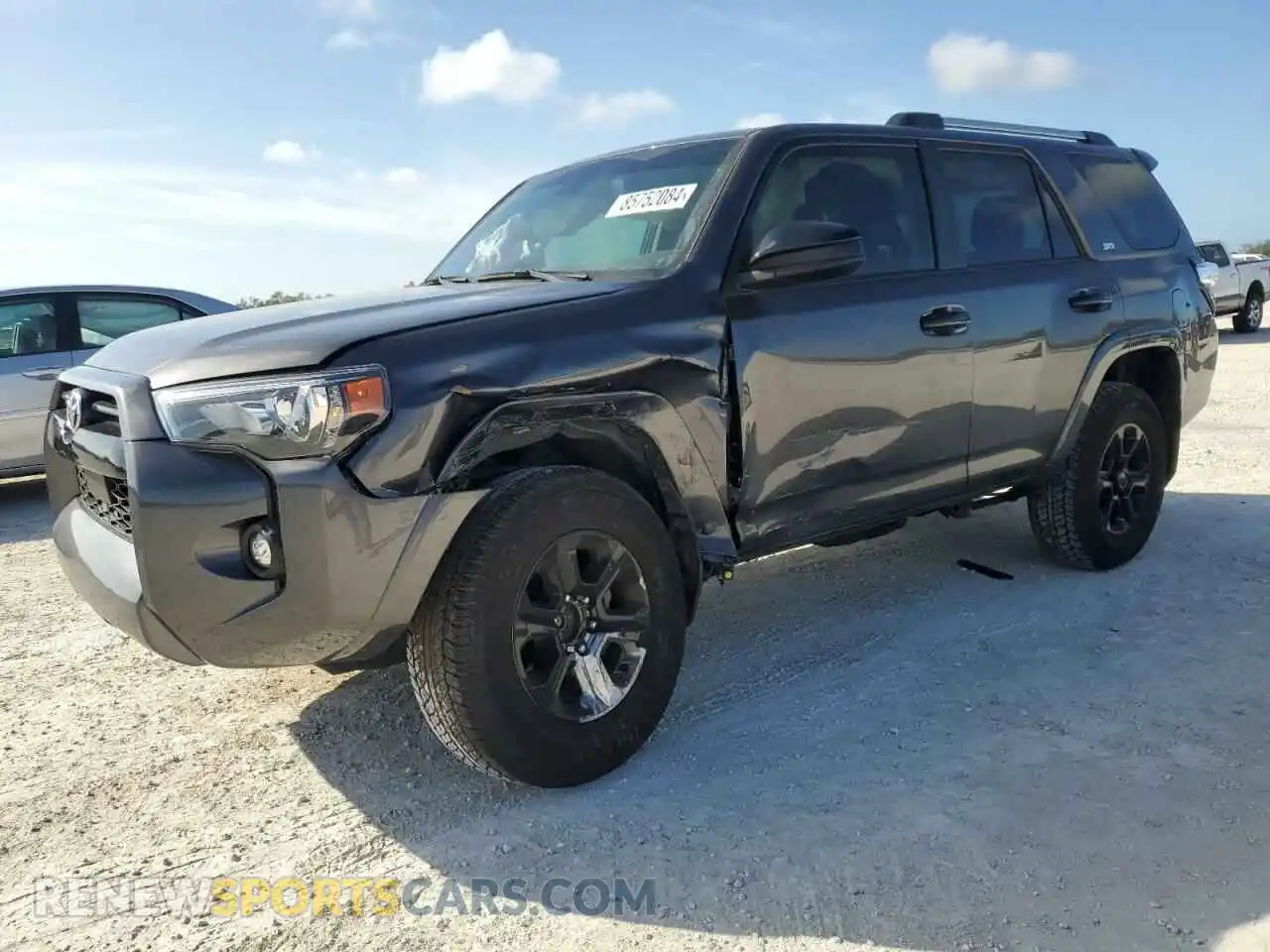 1 Photograph of a damaged car JTEEU5JR4P5301447 TOYOTA 4RUNNER 2023
