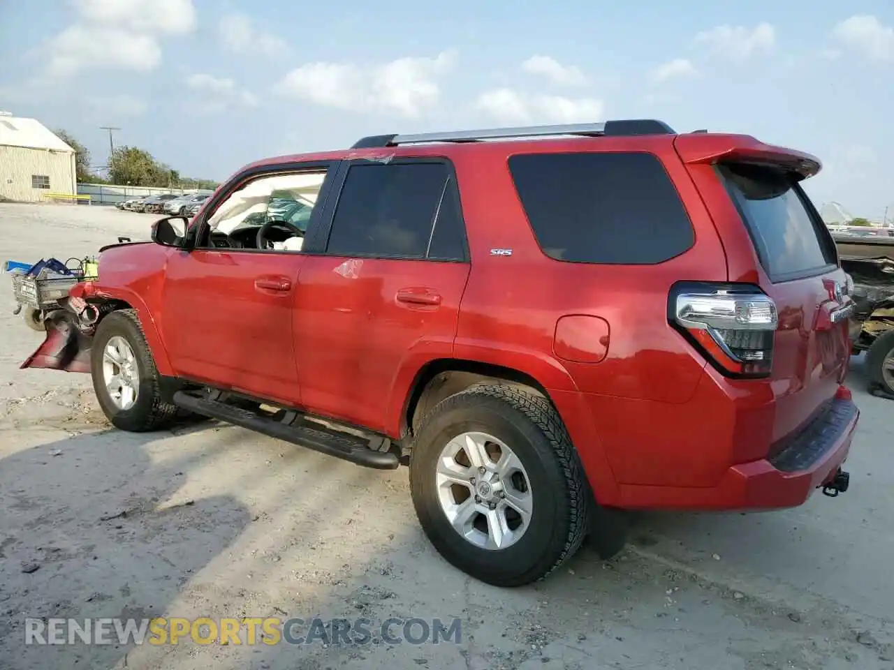 2 Photograph of a damaged car JTEEU5JR7P5286507 TOYOTA 4RUNNER 2023