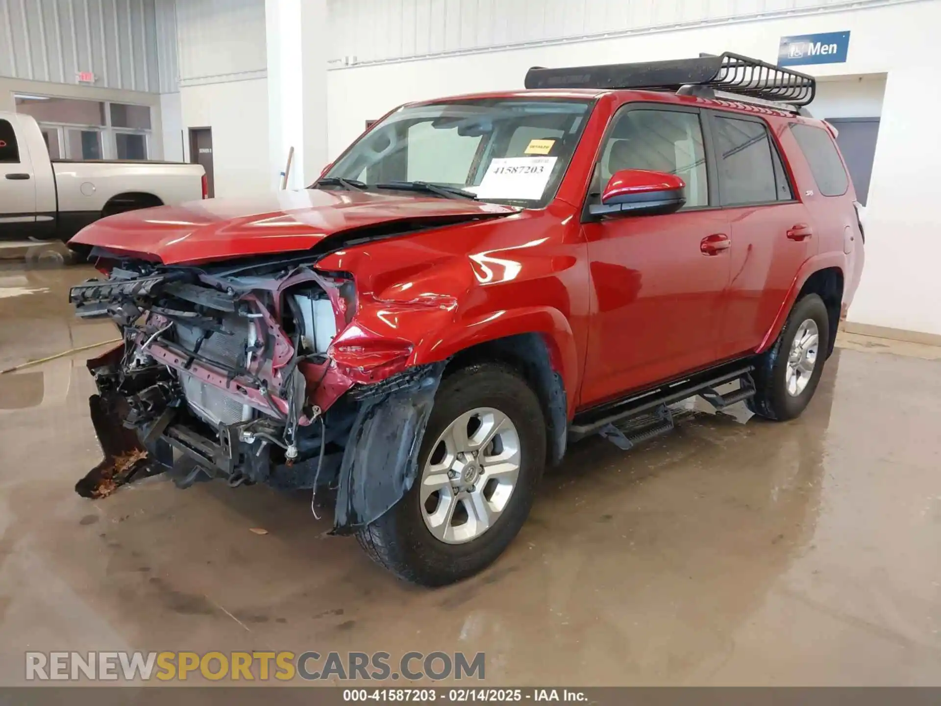 2 Photograph of a damaged car JTEEU5JR7P5296857 TOYOTA 4RUNNER 2023