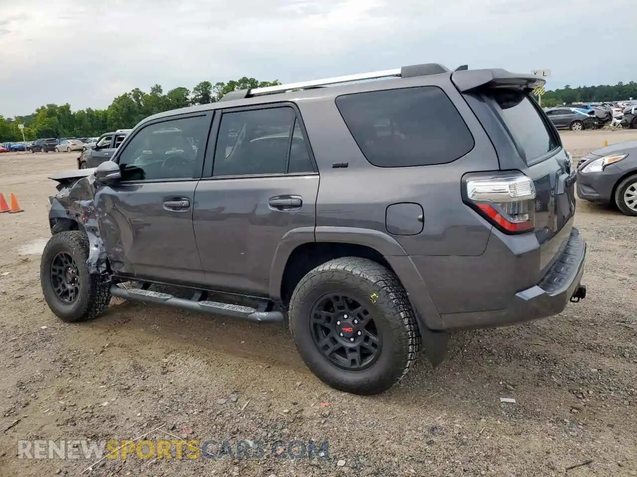 2 Photograph of a damaged car JTEFU5JR5P5296067 TOYOTA 4RUNNER 2023