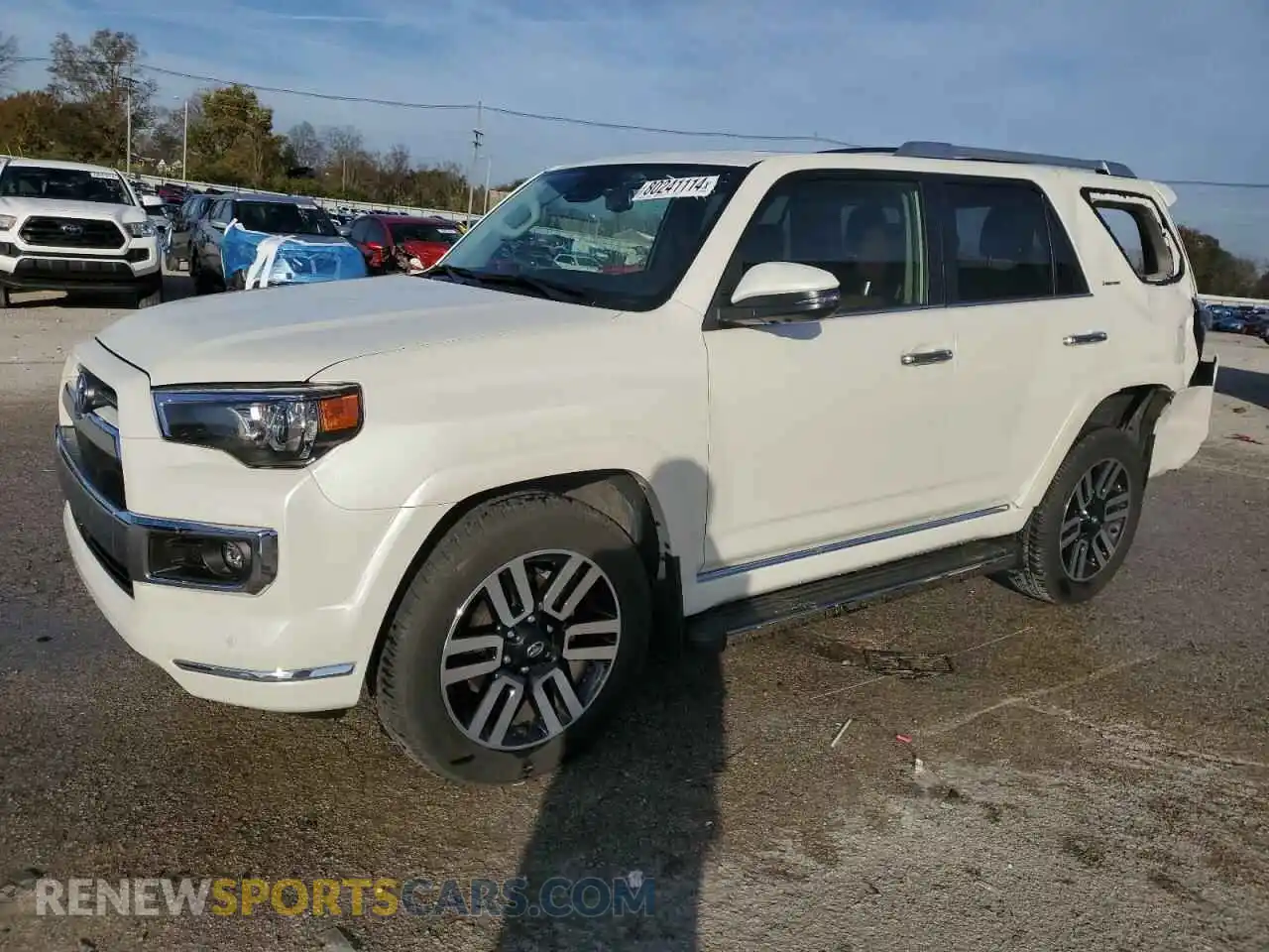 1 Photograph of a damaged car JTEKU5JR2P6163338 TOYOTA 4RUNNER 2023