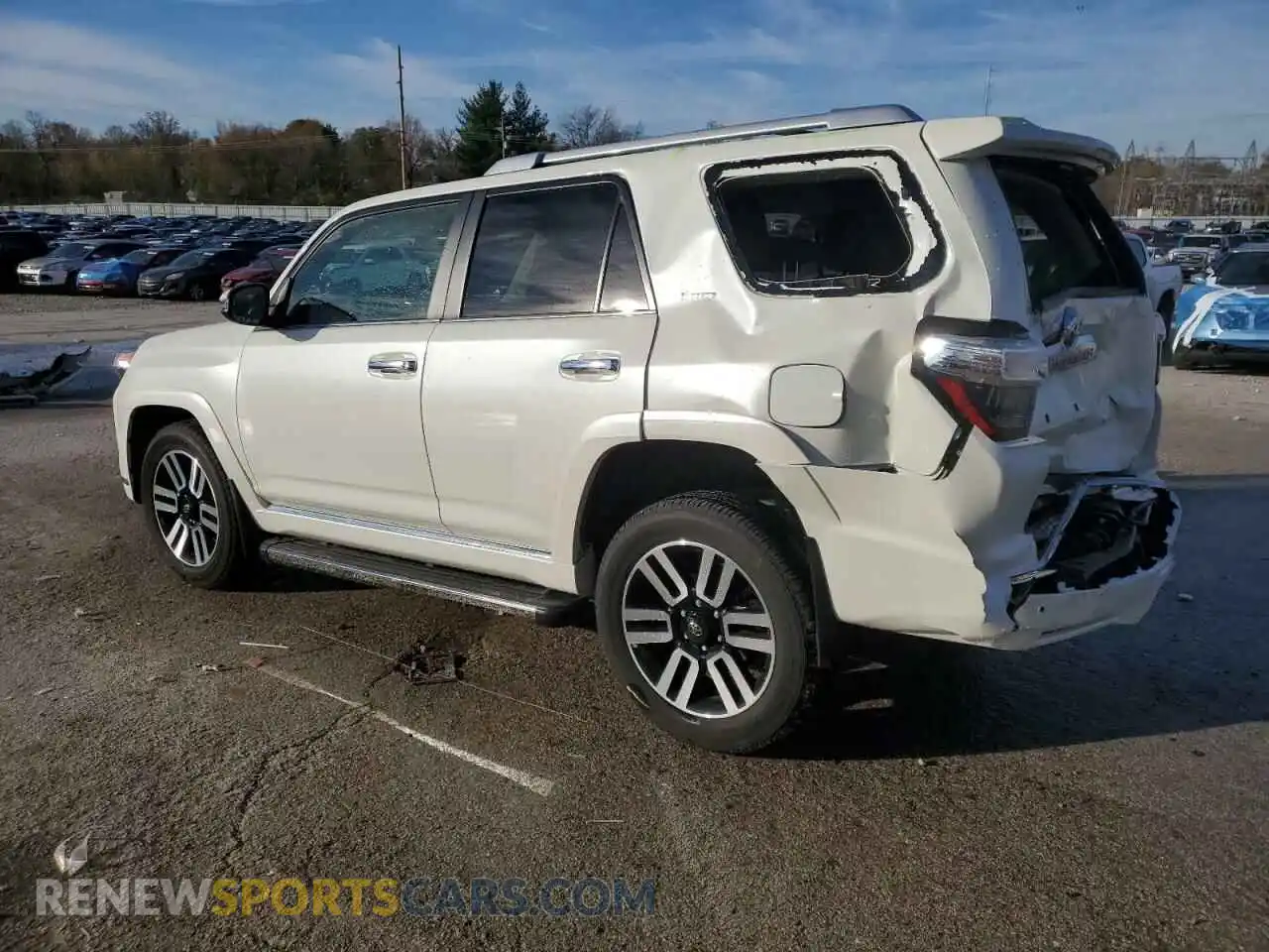 2 Photograph of a damaged car JTEKU5JR2P6163338 TOYOTA 4RUNNER 2023