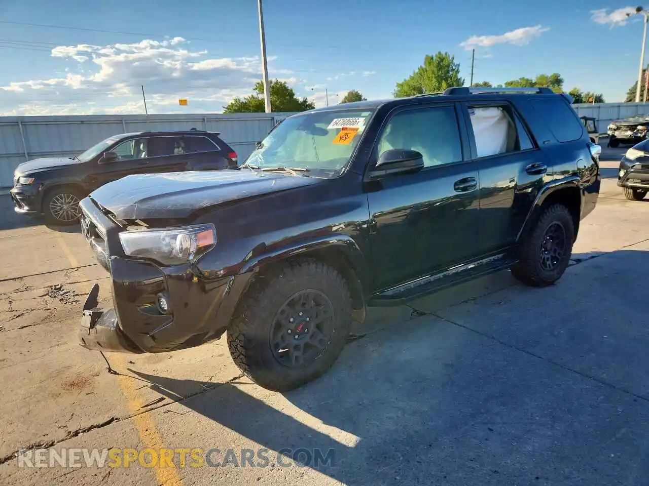 1 fotografías del automóvil dañado JTEMU5JR2P6212286 TOYOTA 4RUNNER 2023