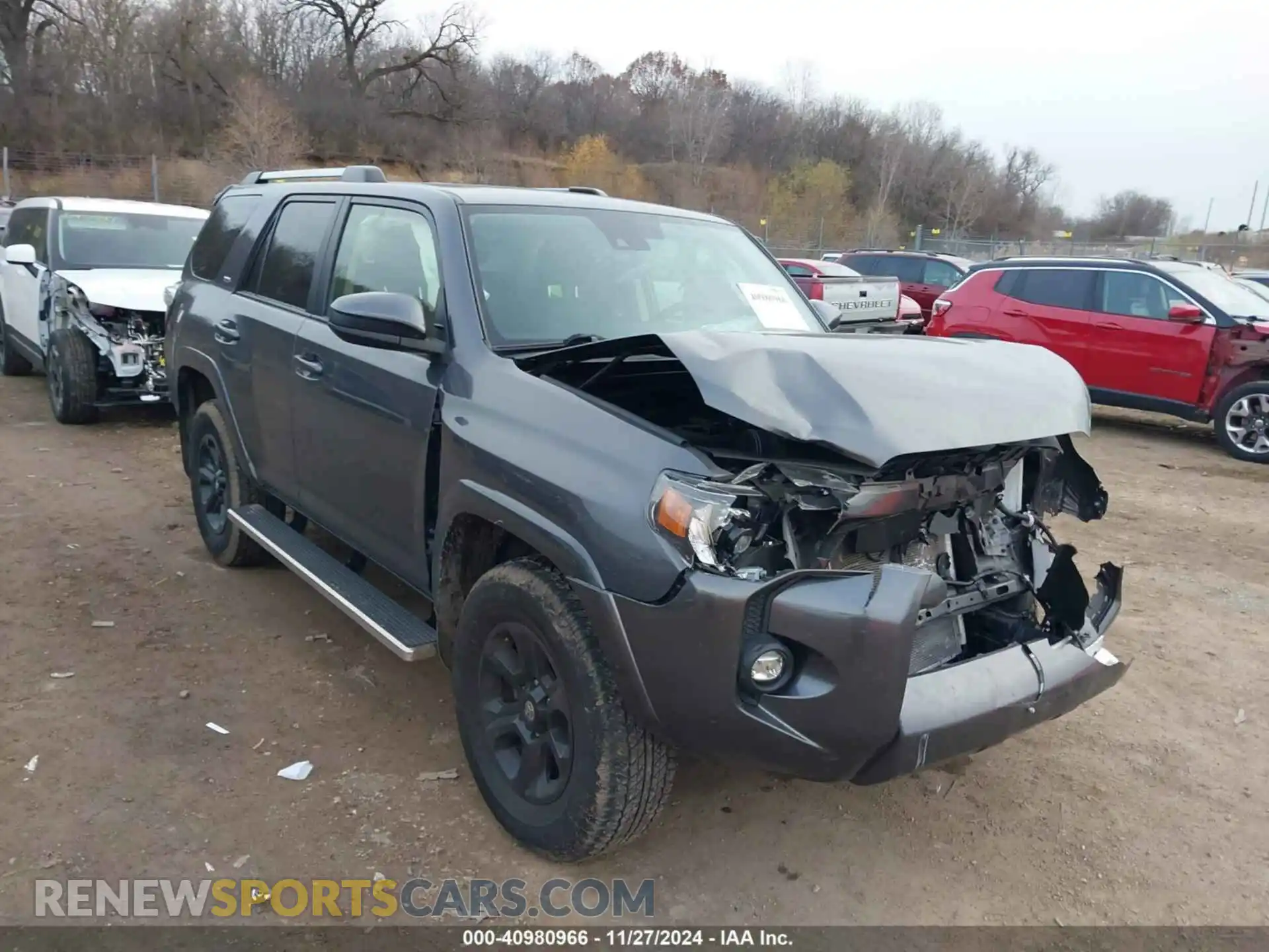1 Photograph of a damaged car JTEMU5JR9P6102870 TOYOTA 4RUNNER 2023