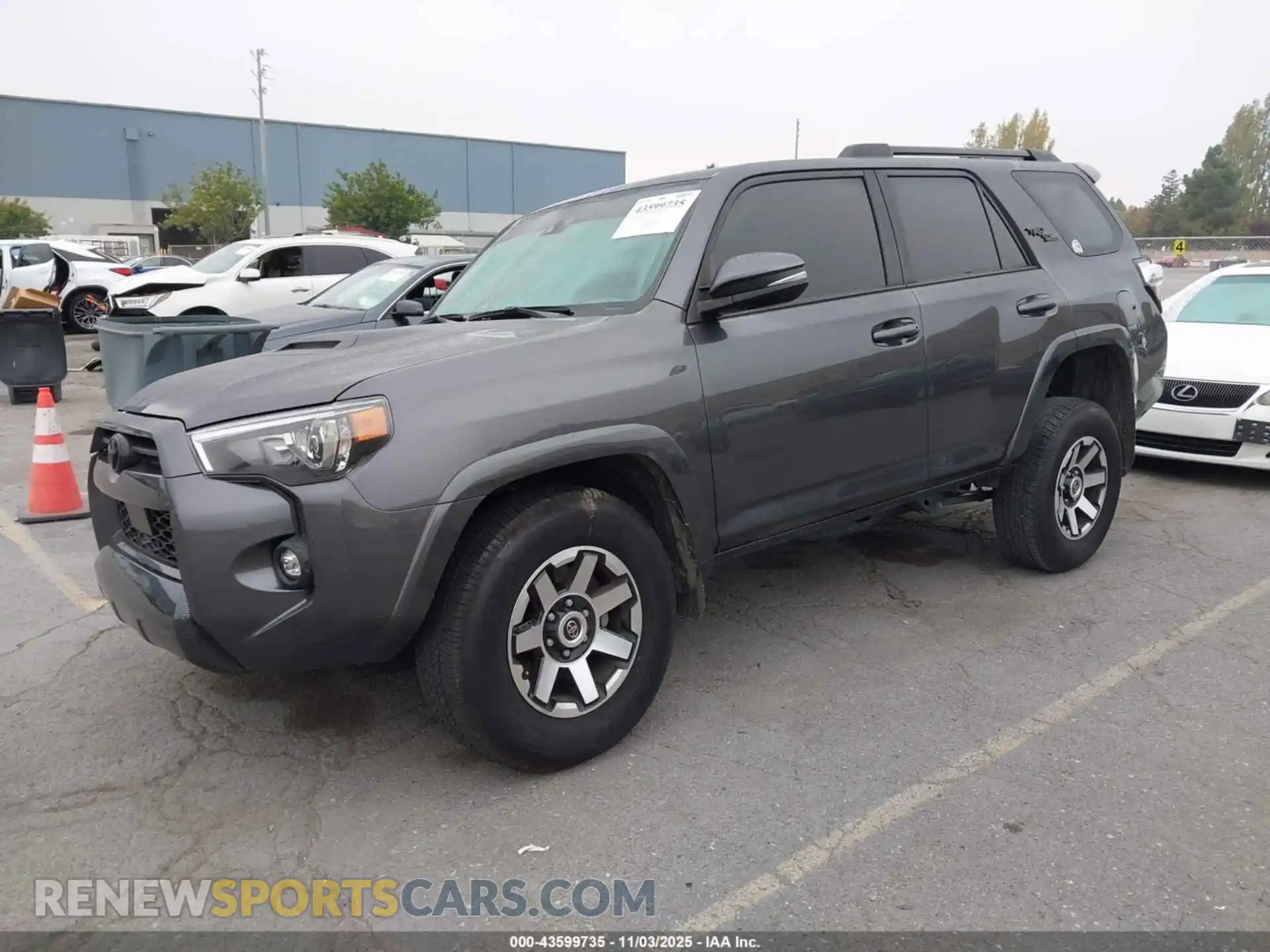 2 Photograph of a damaged car JTERU5JR2P6207417 TOYOTA 4RUNNER 2023