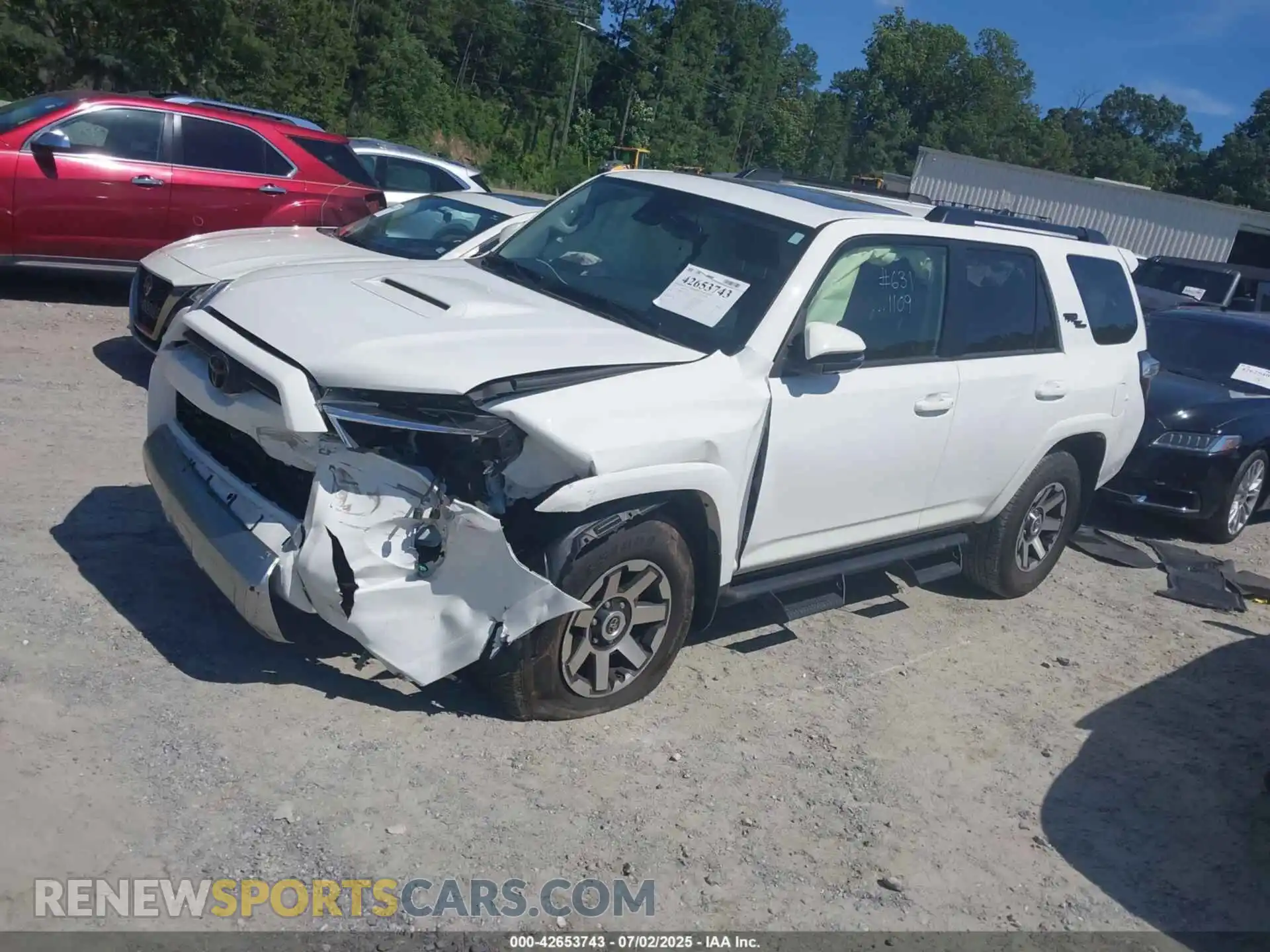 2 Photograph of a damaged car JTERU5JR8P6191109 TOYOTA 4RUNNER 2023