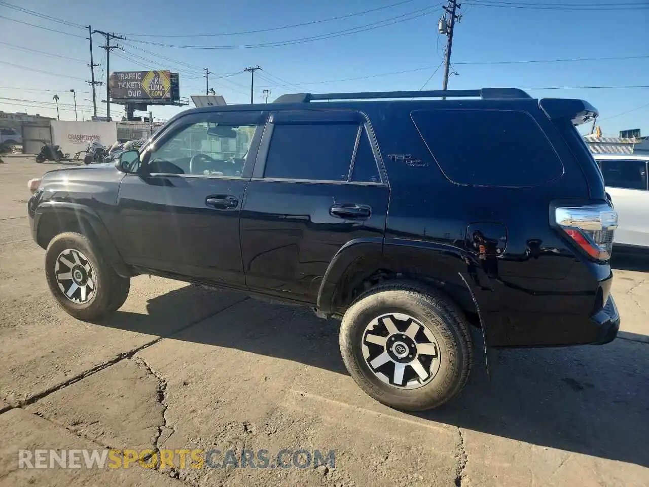 2 Photograph of a damaged car JTERU5JR9P6127581 TOYOTA 4RUNNER 2023