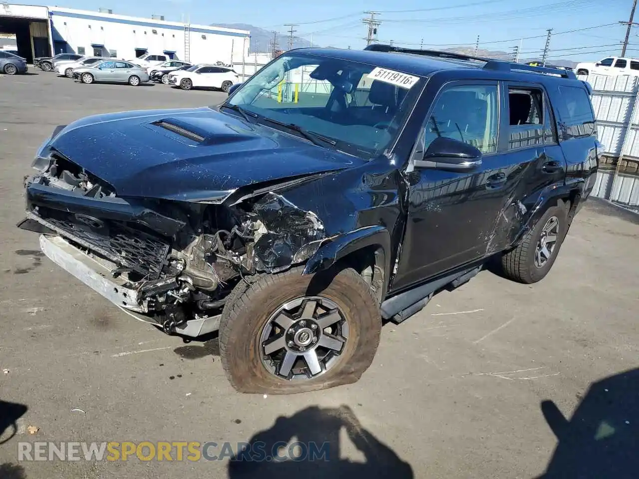 1 Photograph of a damaged car JTERU5JRXP6146737 TOYOTA 4RUNNER 2023