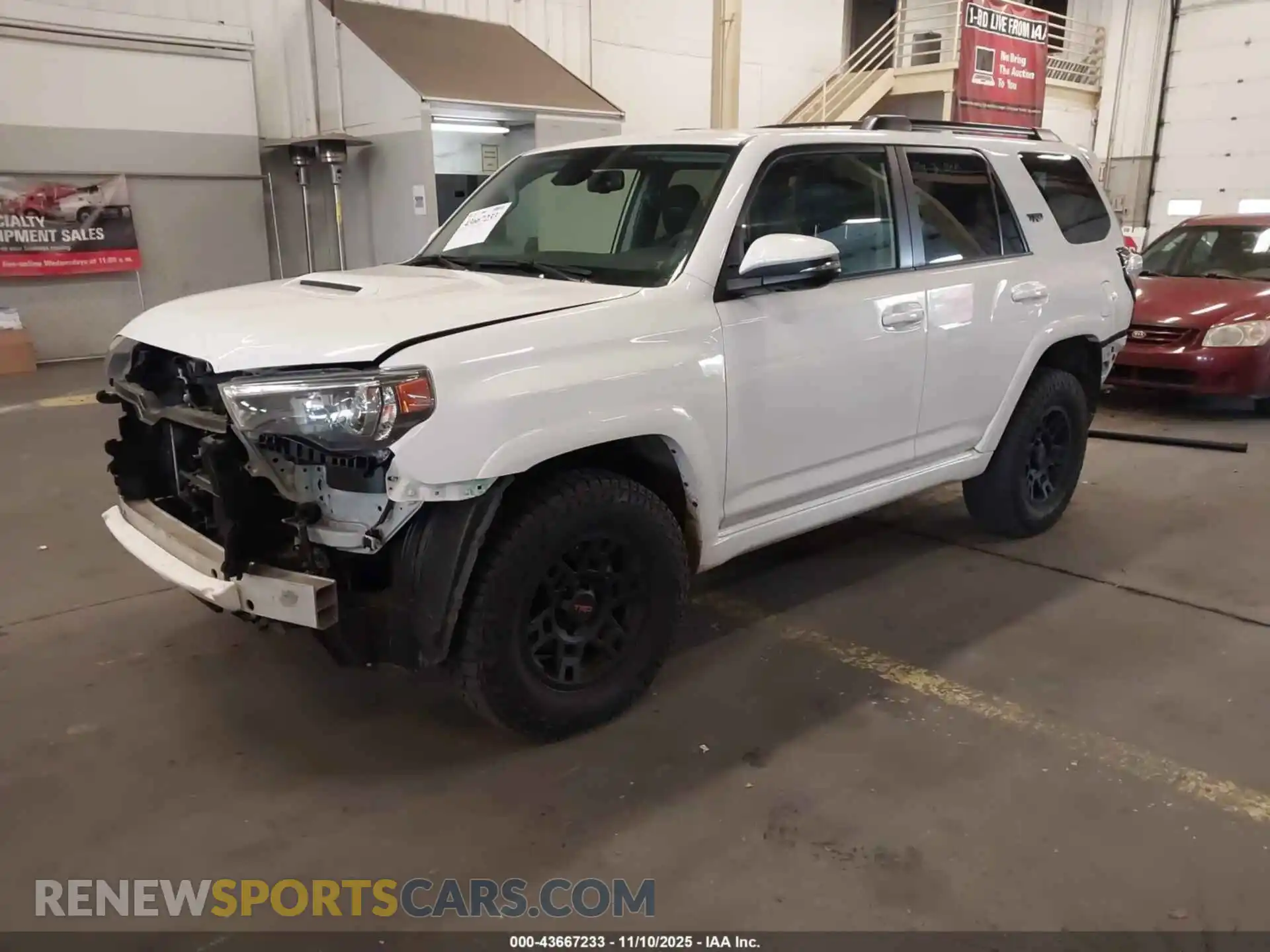 2 Photograph of a damaged car JTESU5JR7P6165375 TOYOTA 4RUNNER 2023