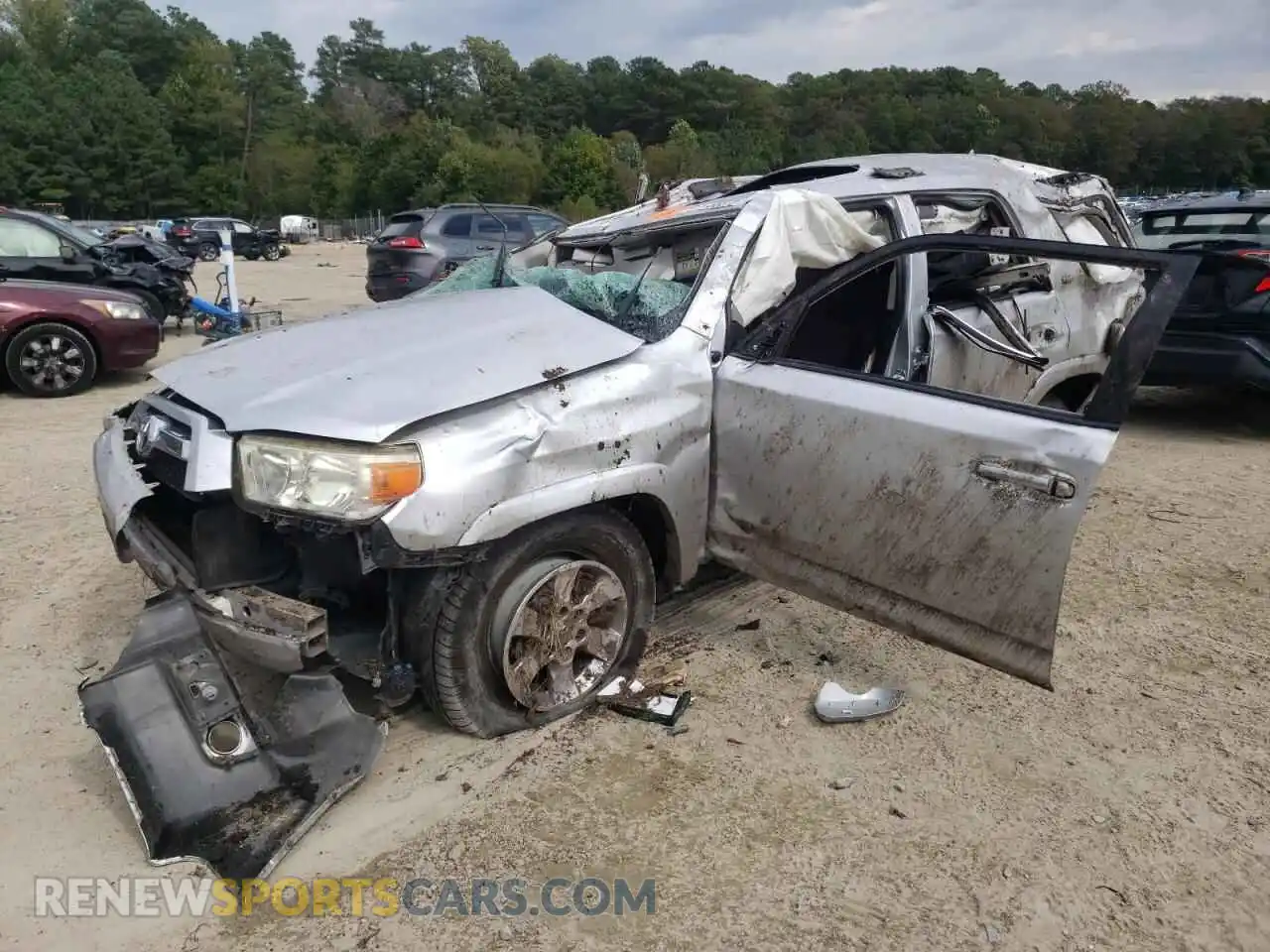 1 Photograph of a damaged car JTEBU5JR0C5109777 TOYOTA 4RUNNER 2024
