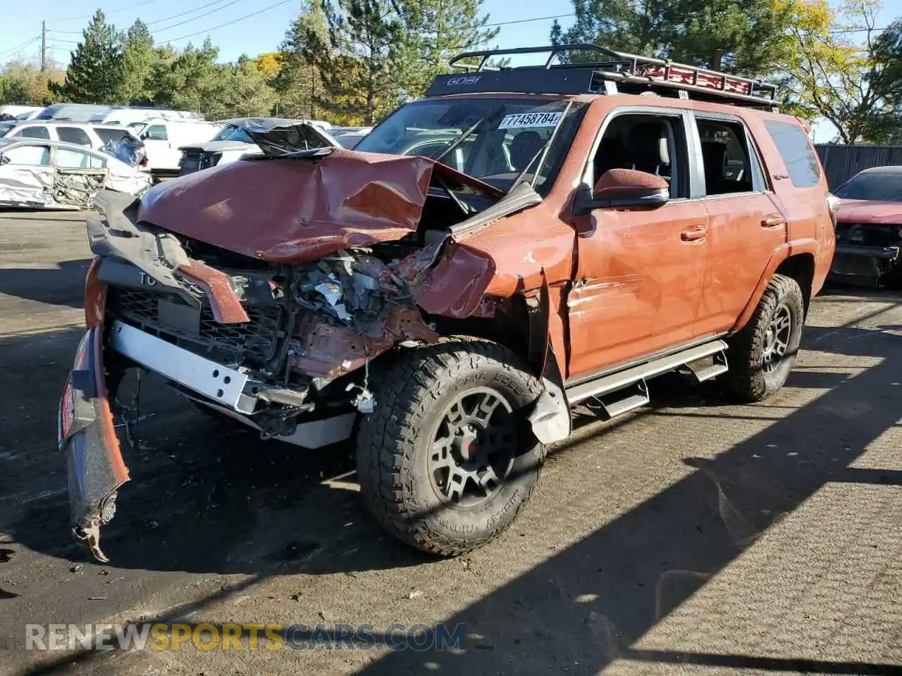 1 Фотография поврежденного автомобиля JTELU5JR5R6243160 TOYOTA 4RUNNER 2024